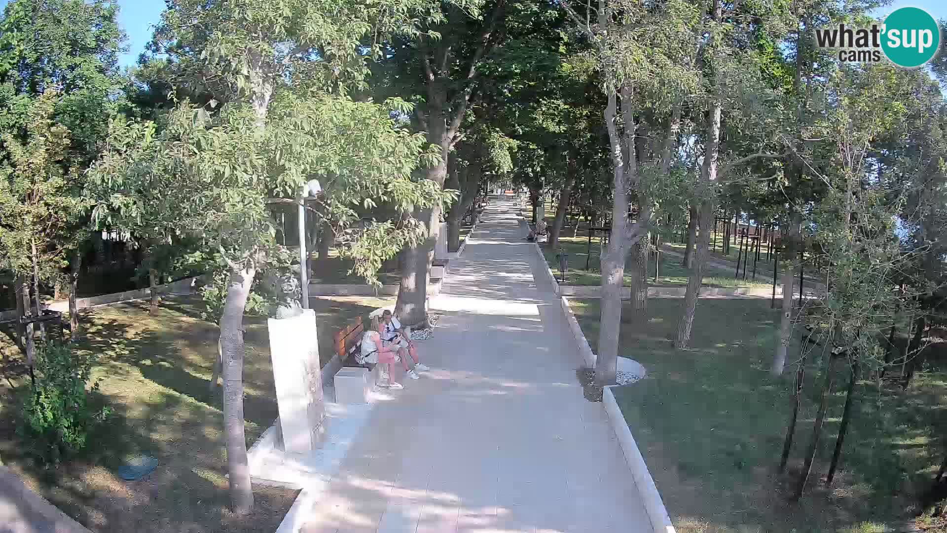 Webcam Schriftstellerpark Senj – Live am Meer