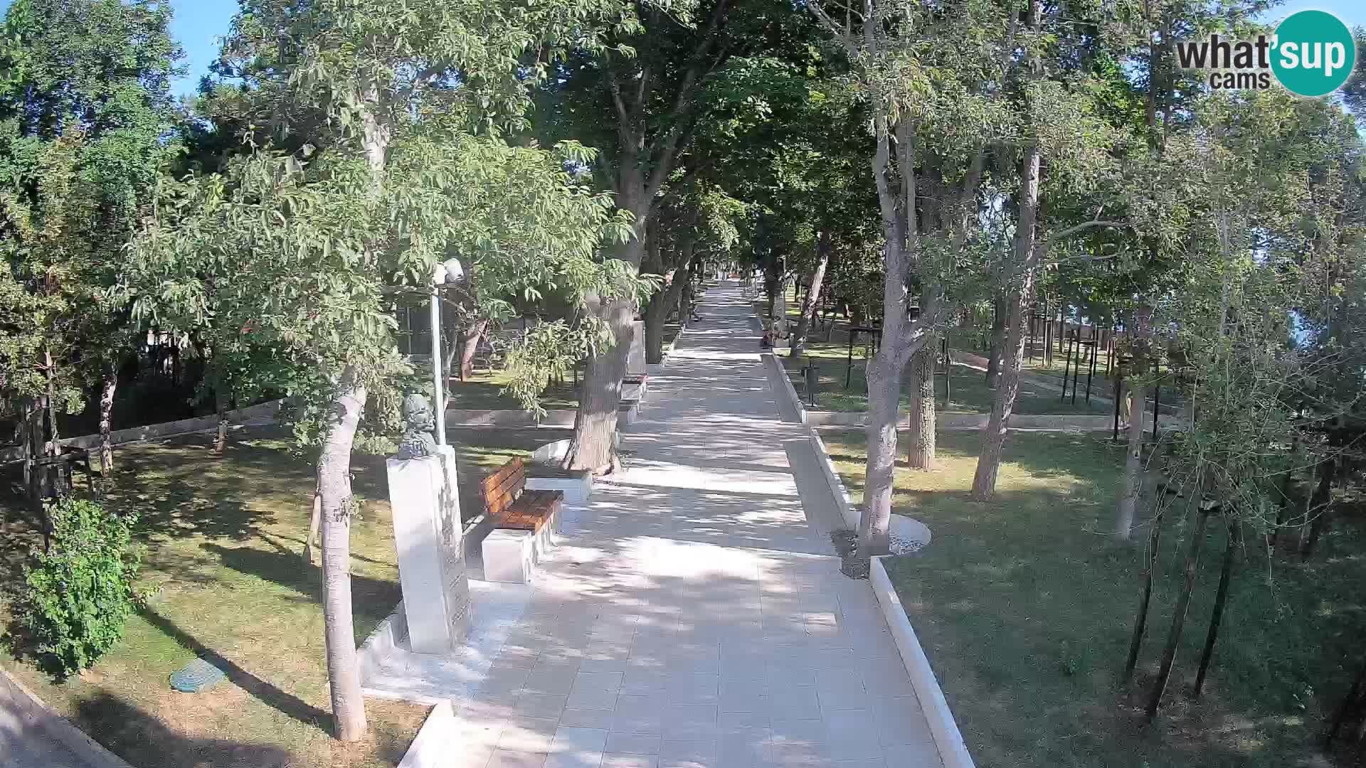Writers’ Park Webcam Senj – Live by the Sea