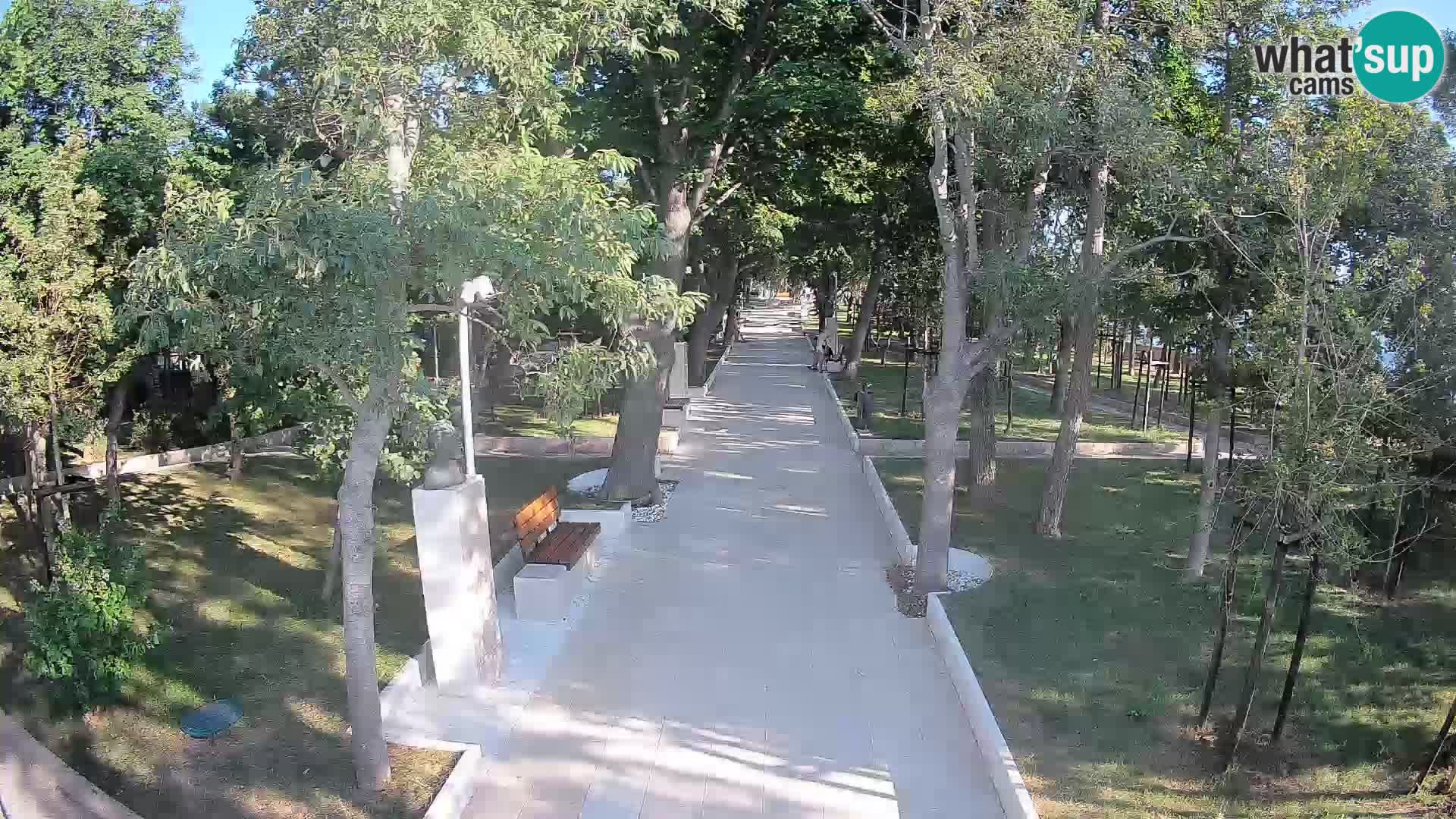 Writers’ Park Webcam Senj – Live by the Sea