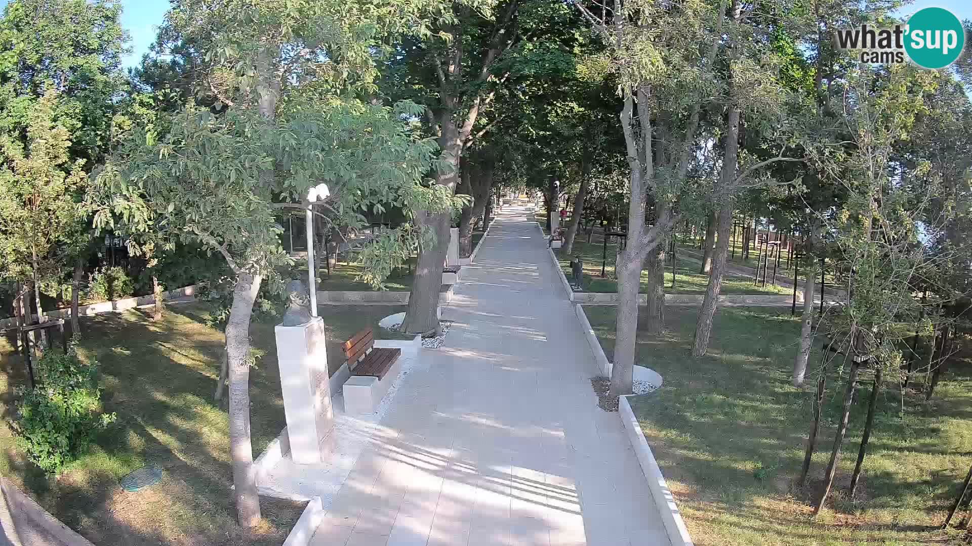 Writers’ Park Webcam Senj – Live by the Sea
