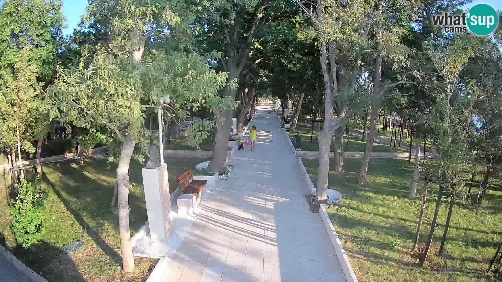 Webcam Schriftstellerpark Senj – Live am Meer