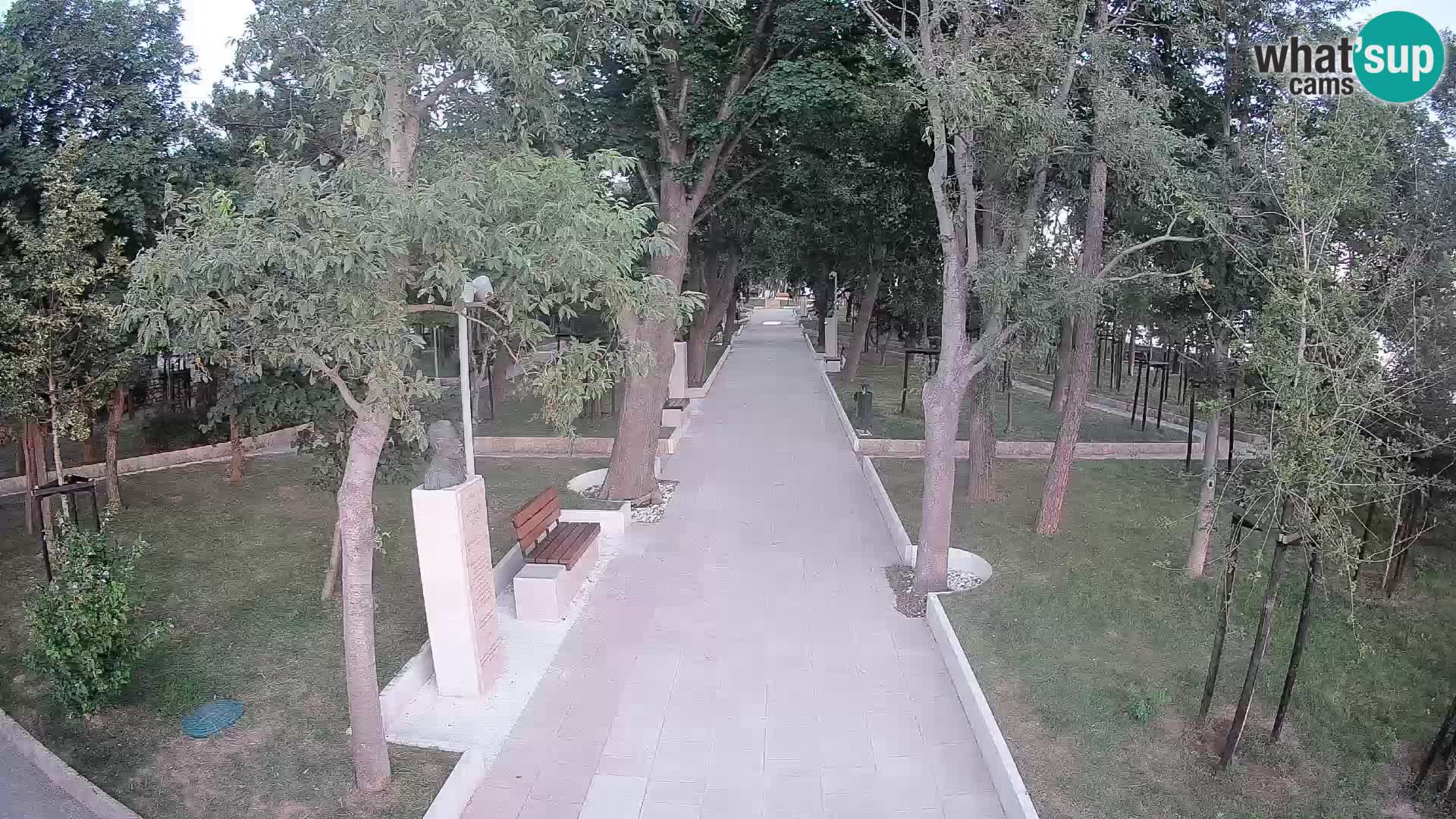 Webcam Schriftstellerpark Senj – Live am Meer