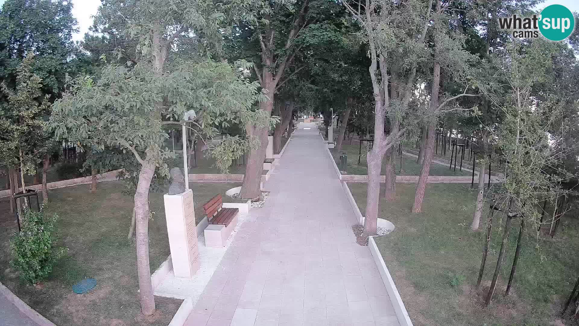 Writers’ Park Webcam Senj – Live by the Sea