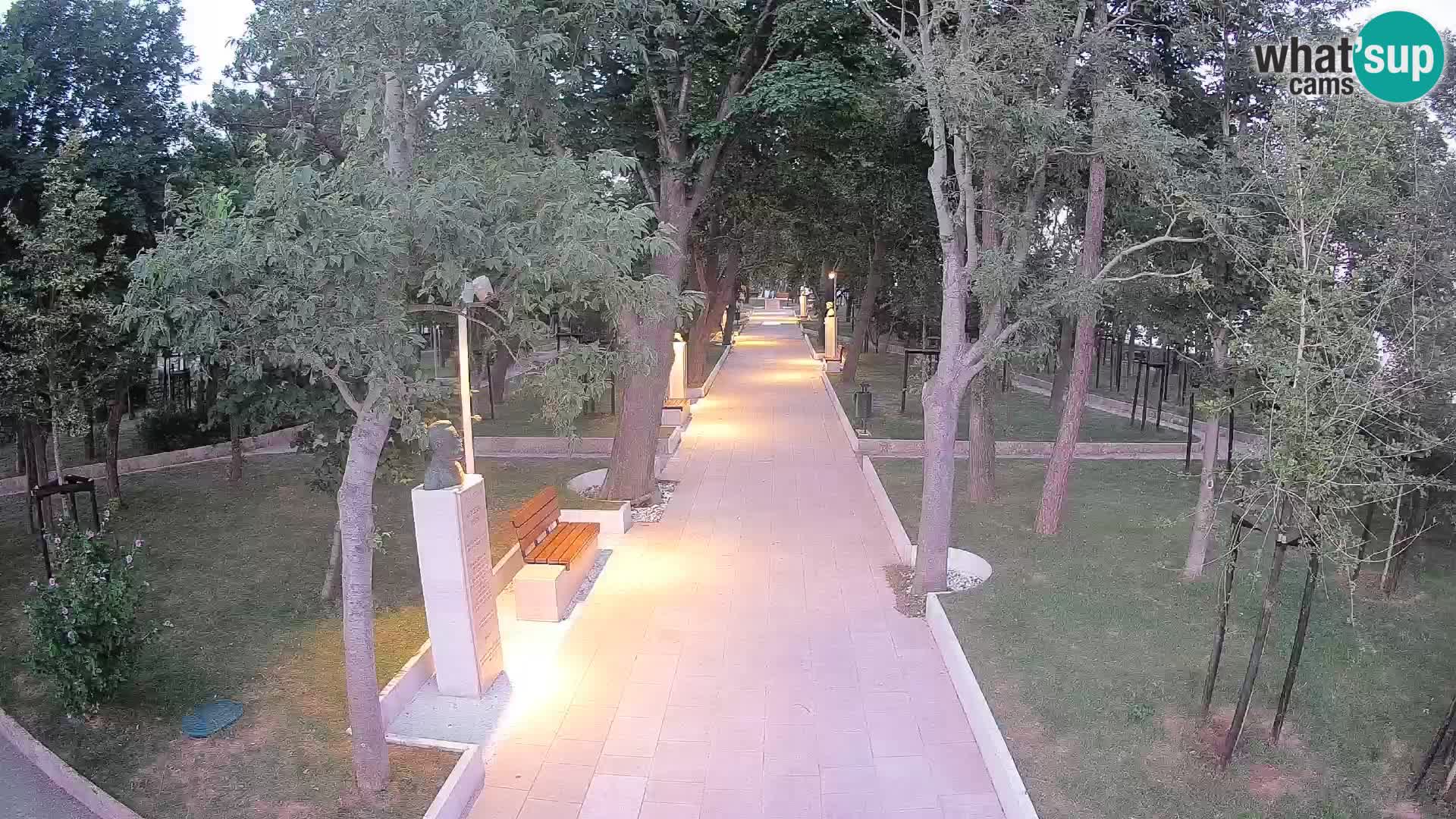Writers’ Park Webcam Senj – Live by the Sea