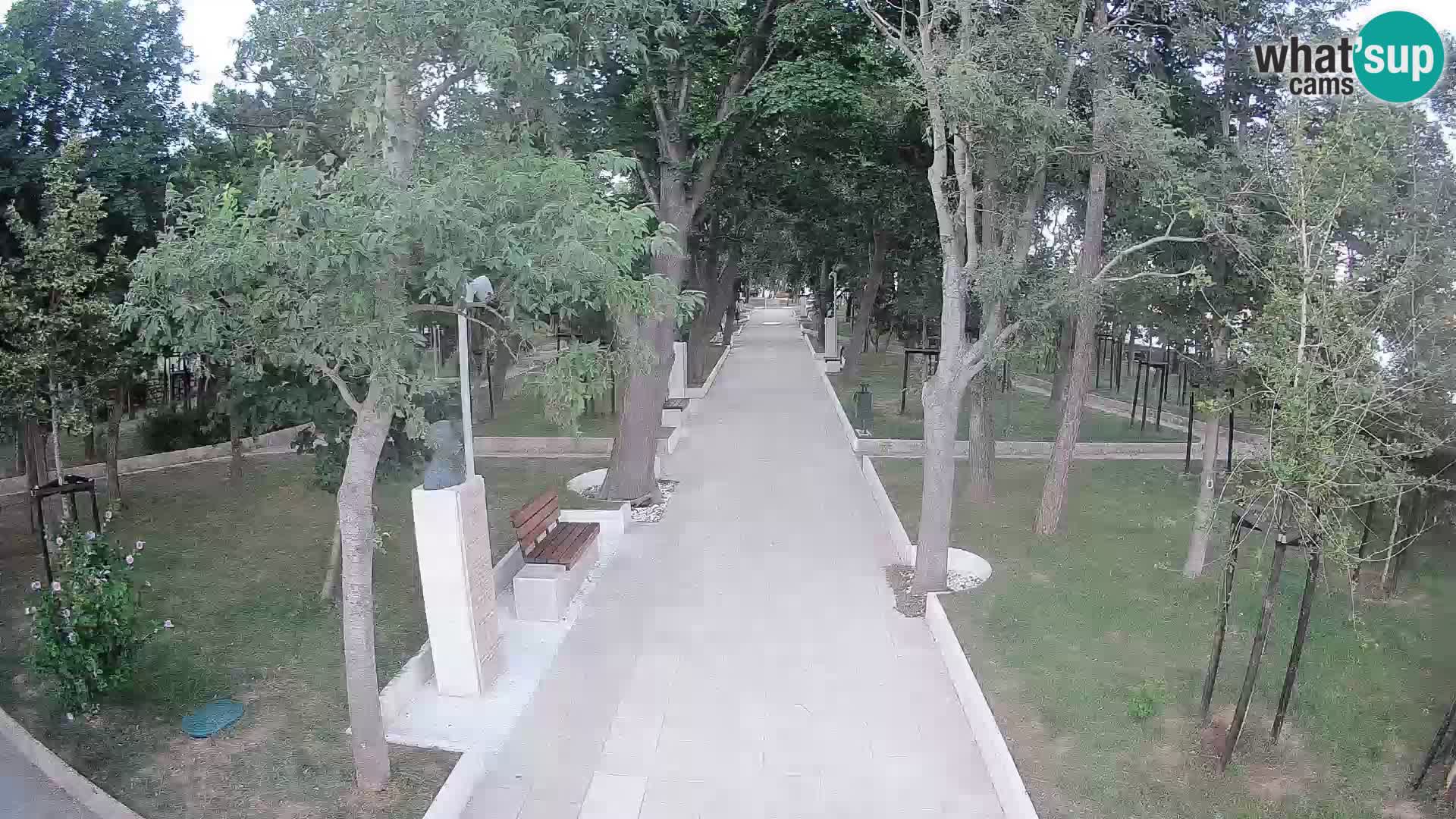Webcam Schriftstellerpark Senj – Live am Meer