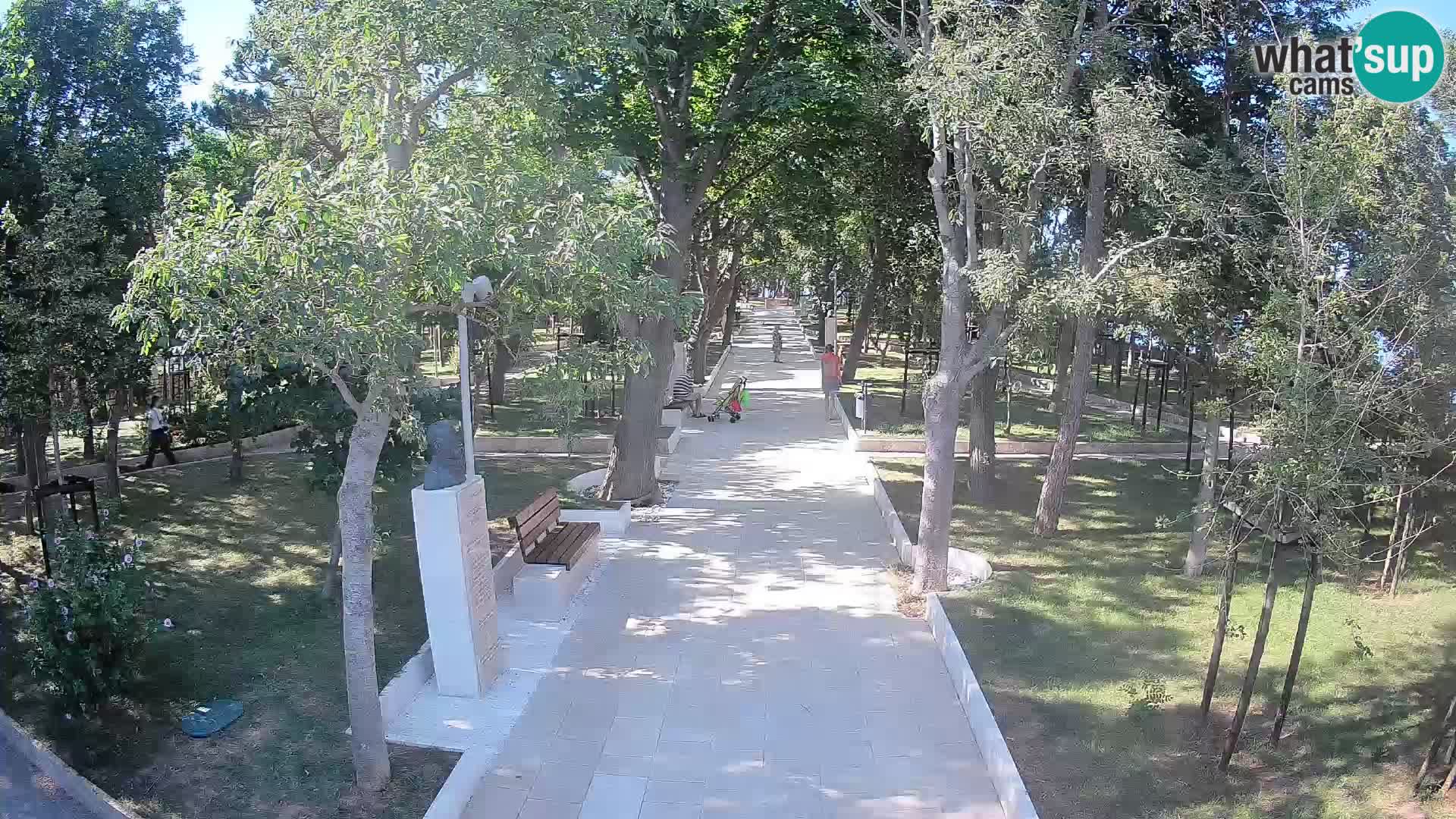 Writers’ Park Webcam Senj – Live by the Sea