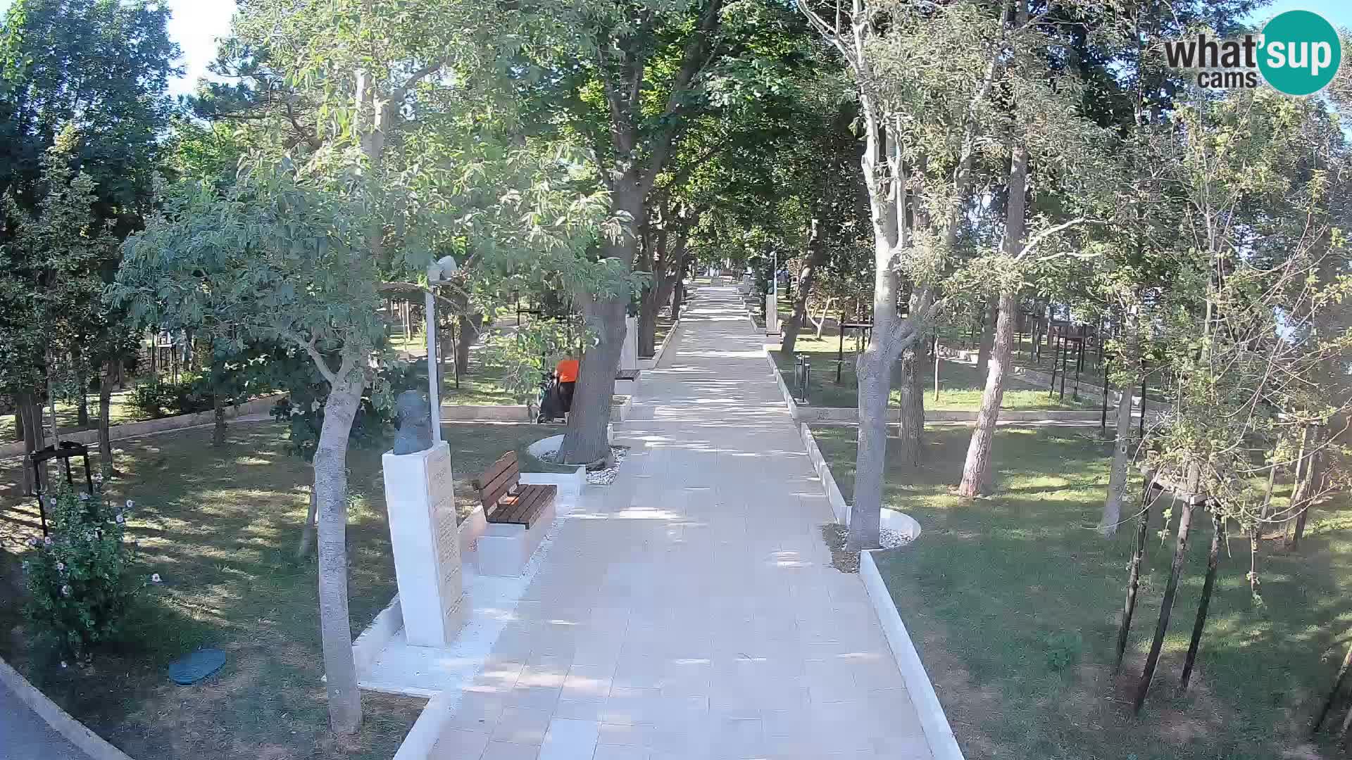 Writers’ Park Webcam Senj – Live by the Sea