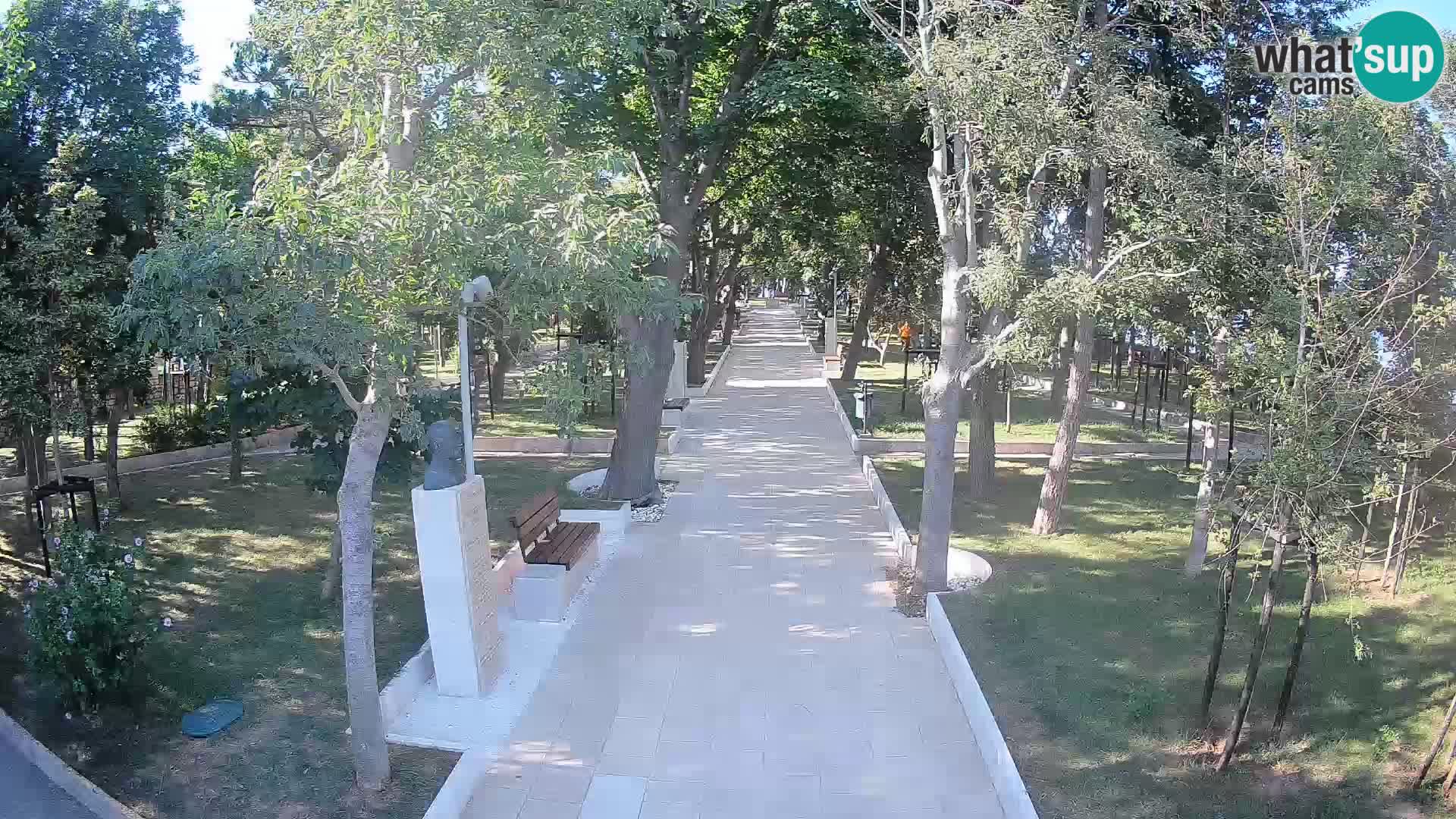 Writers’ Park Webcam Senj – Live by the Sea