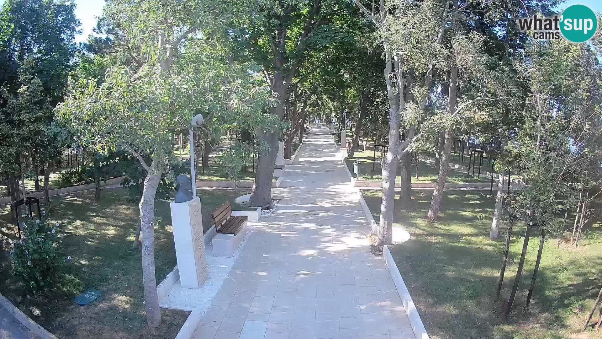 Writers’ Park Webcam Senj – Live by the Sea