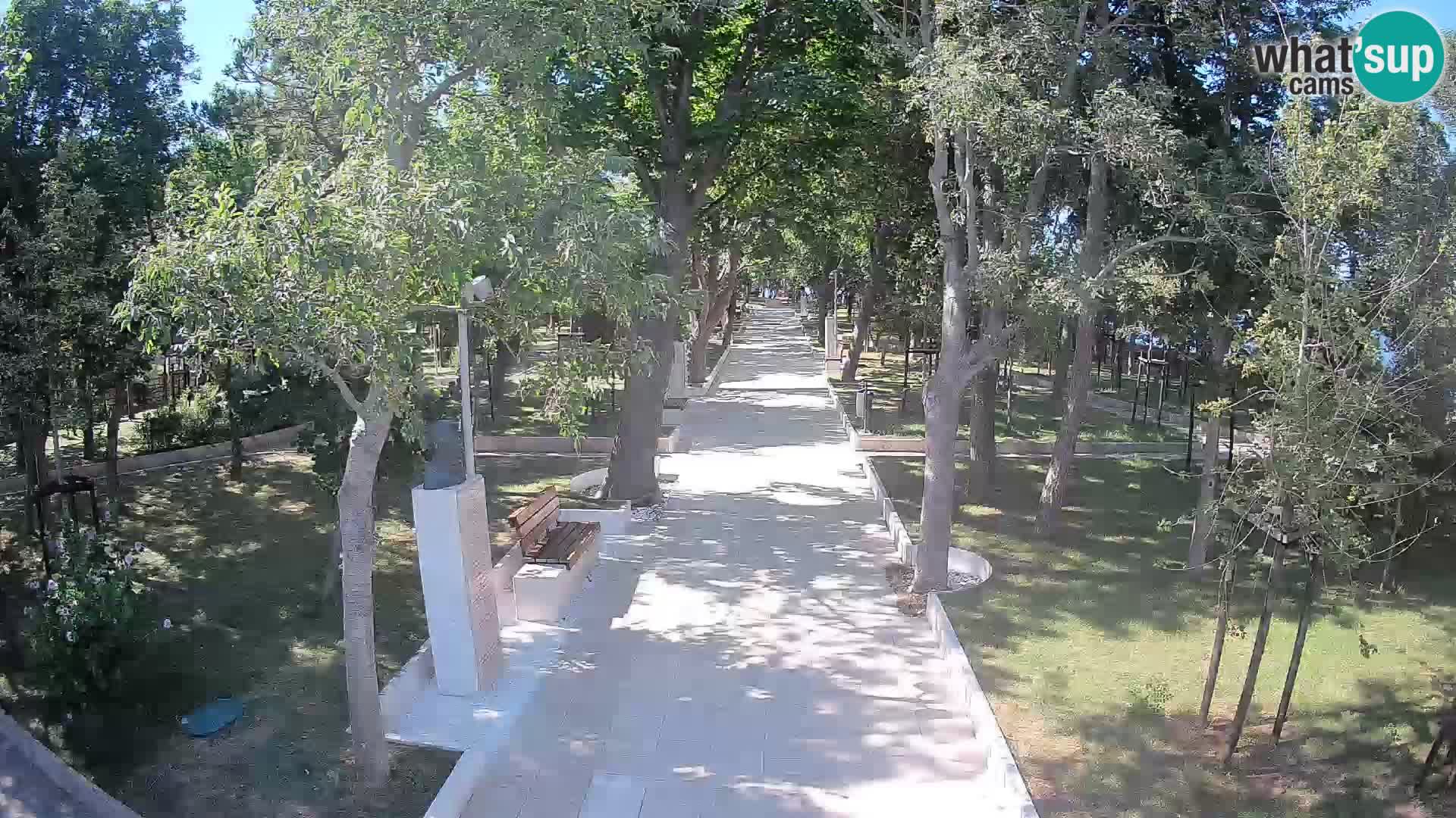 Writers’ Park Webcam Senj – Live by the Sea