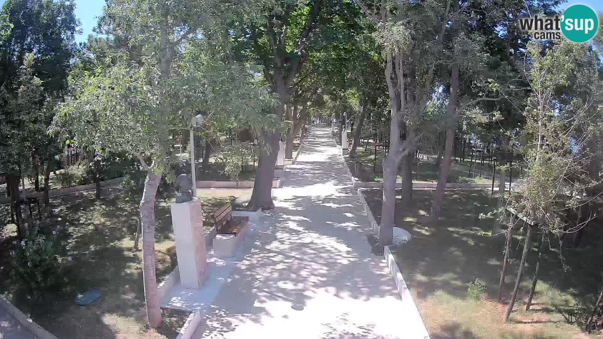 Webcam Schriftstellerpark Senj – Live am Meer