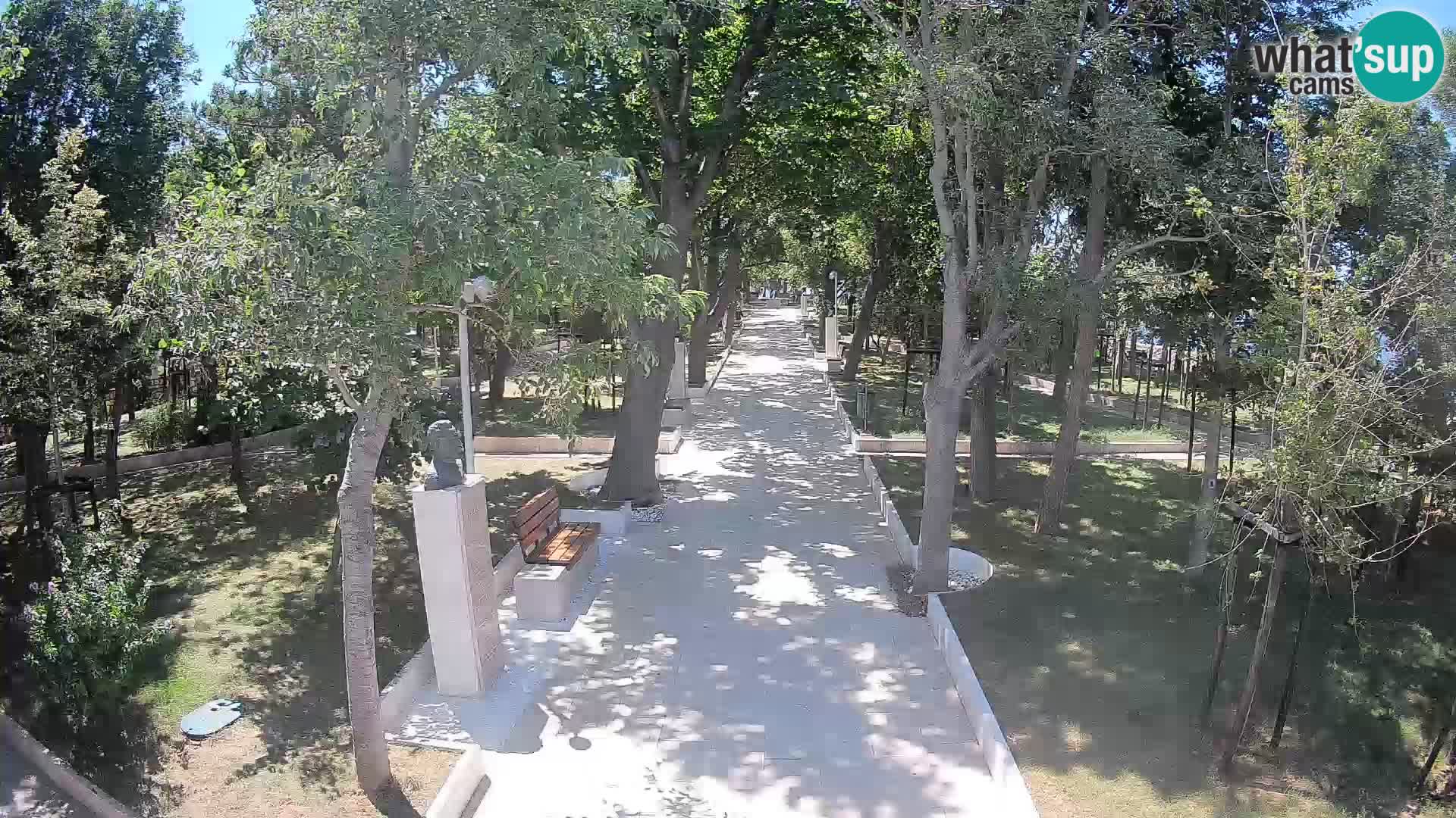 Writers’ Park Webcam Senj – Live by the Sea