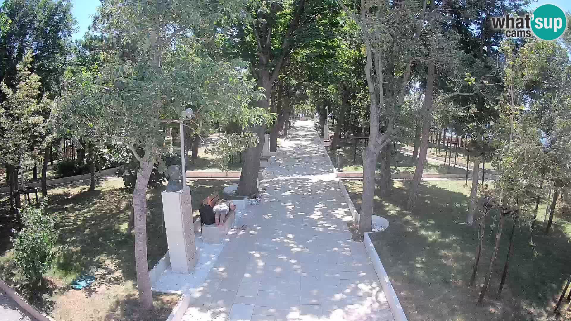 Writers’ Park Webcam Senj – Live by the Sea