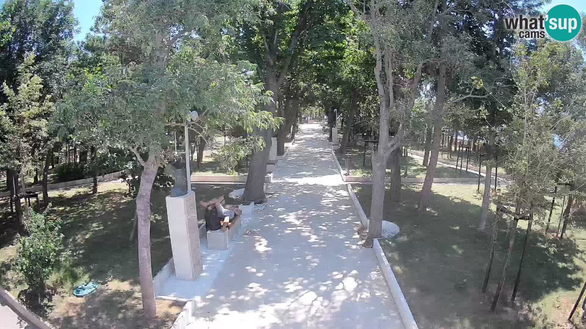 Writers’ Park Webcam Senj – Live by the Sea