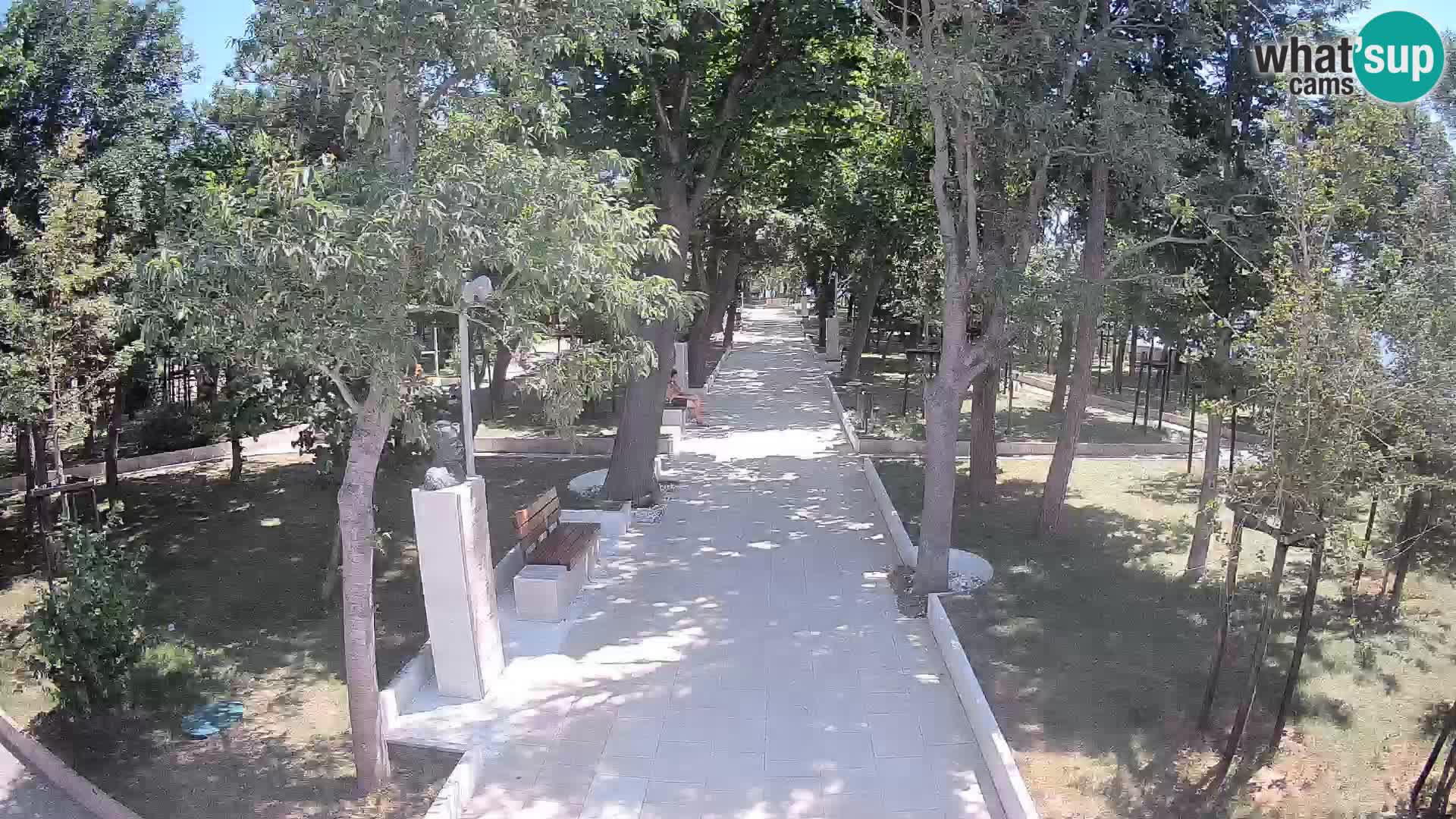 Webcam Schriftstellerpark Senj – Live am Meer