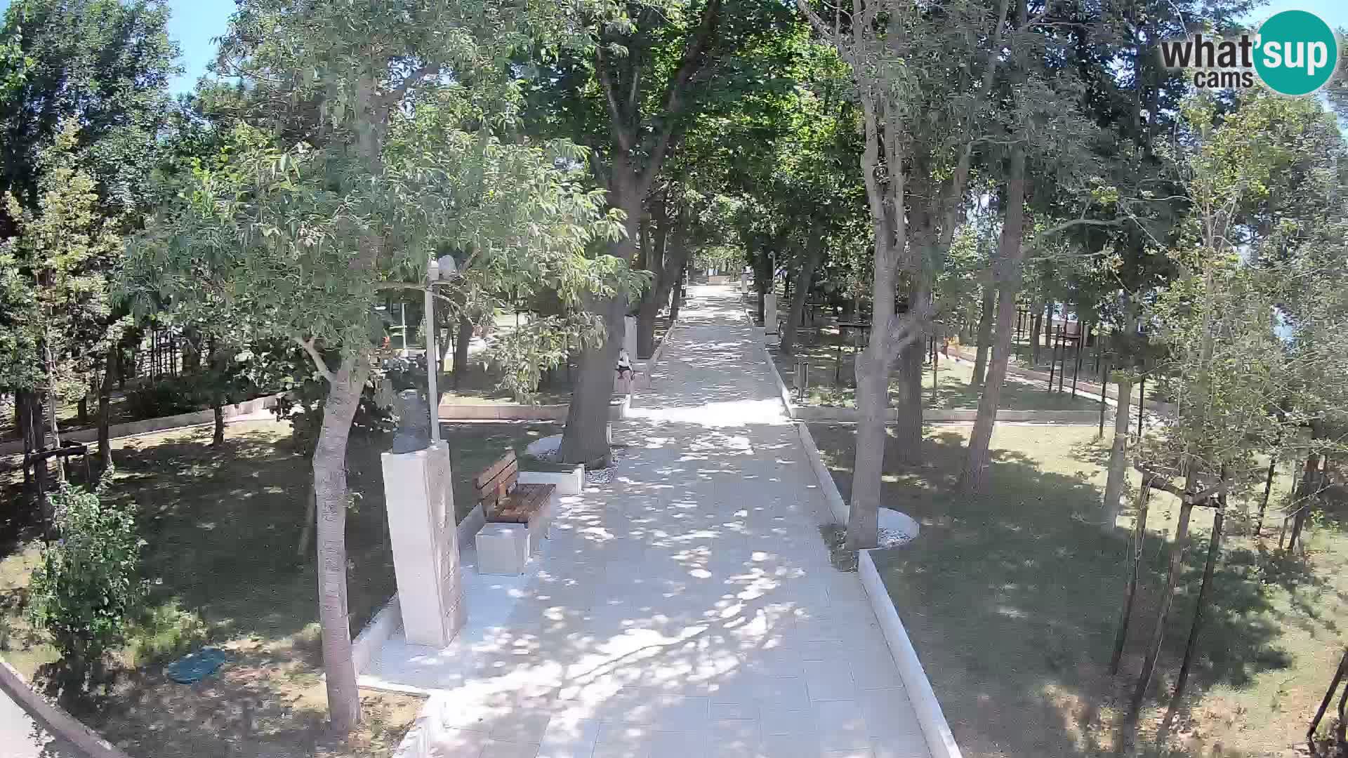 Writers’ Park Webcam Senj – Live by the Sea