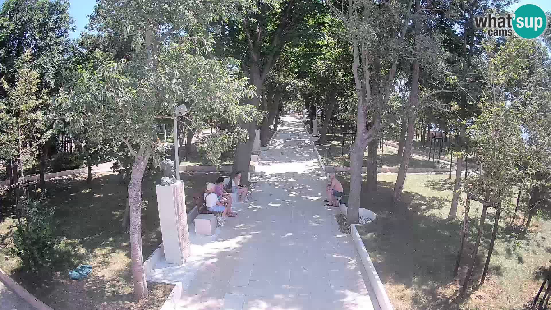 Writers’ Park Webcam Senj – Live by the Sea