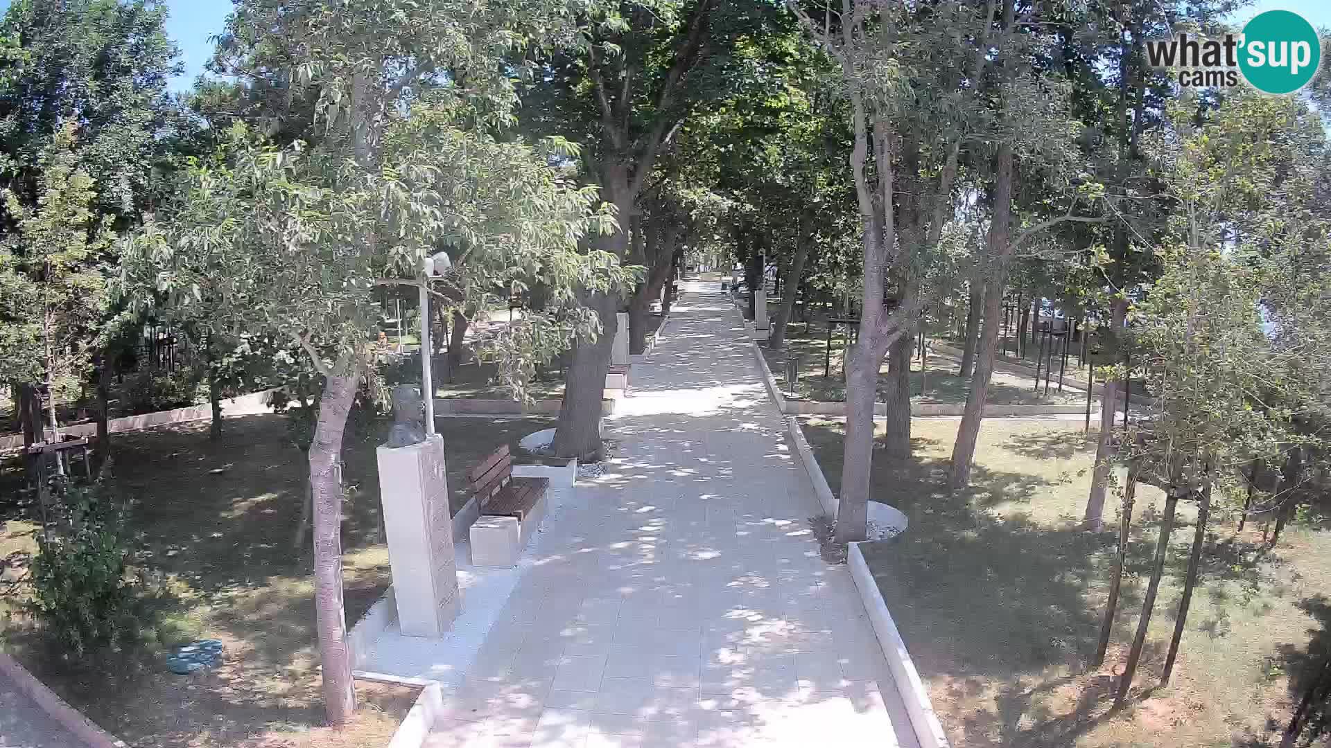 Webcam Schriftstellerpark Senj – Live am Meer
