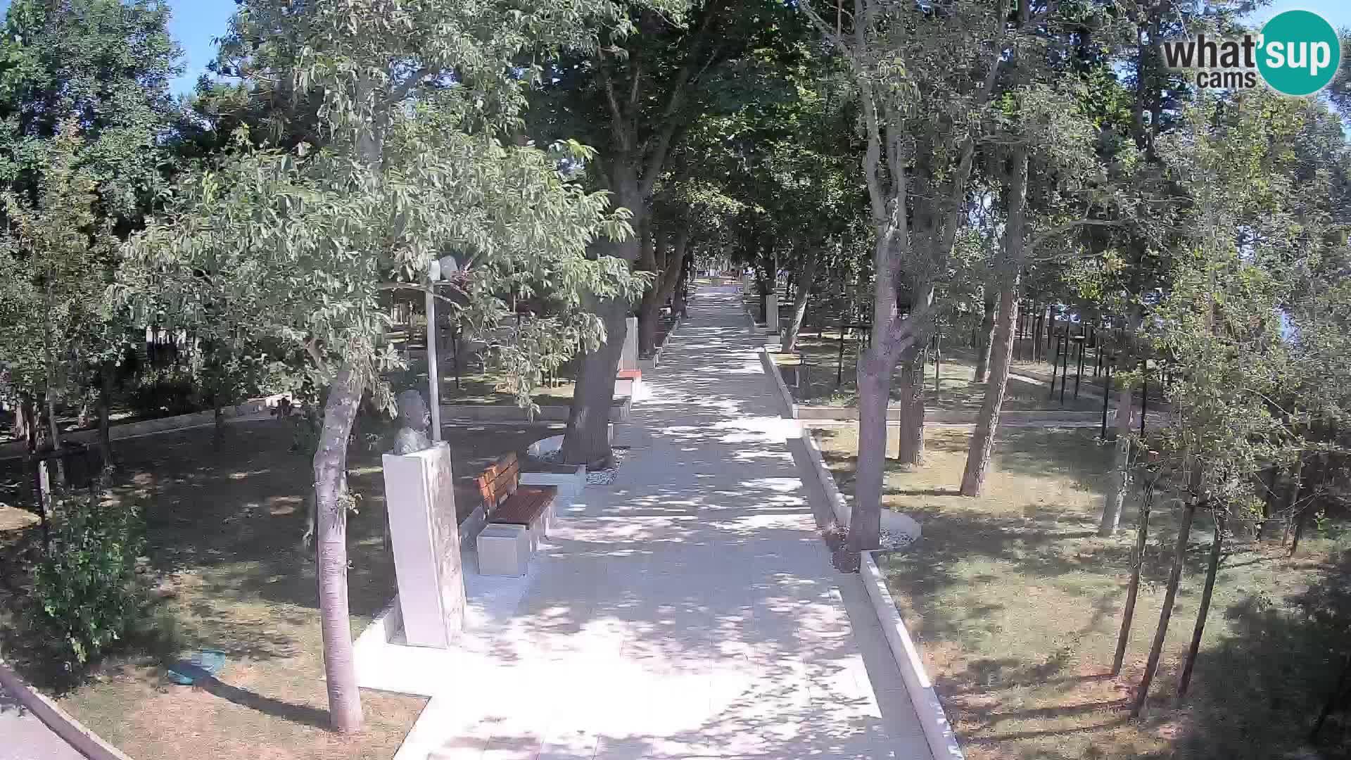 Writers’ Park Webcam Senj – Live by the Sea