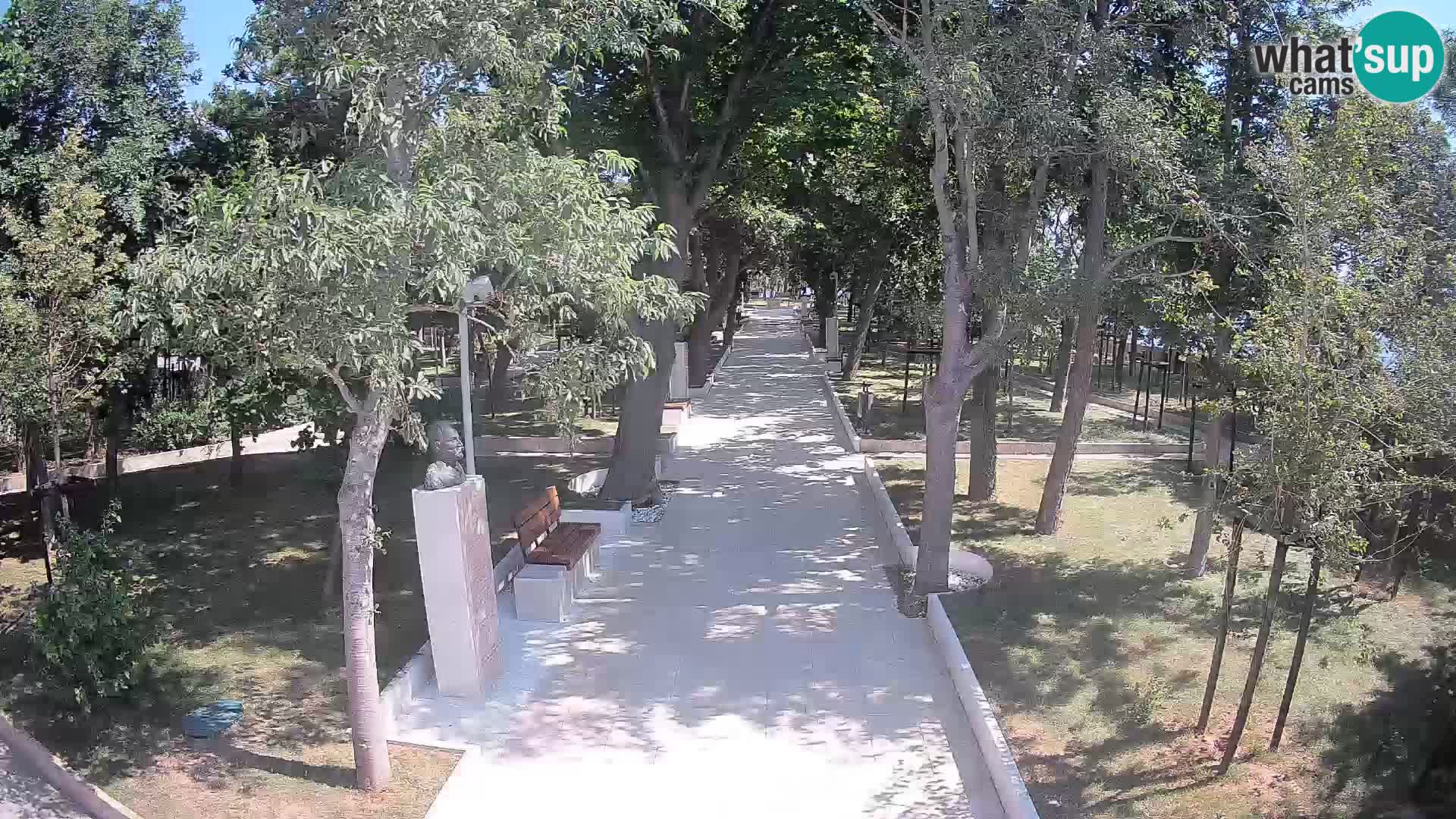 Writers’ Park Webcam Senj – Live by the Sea