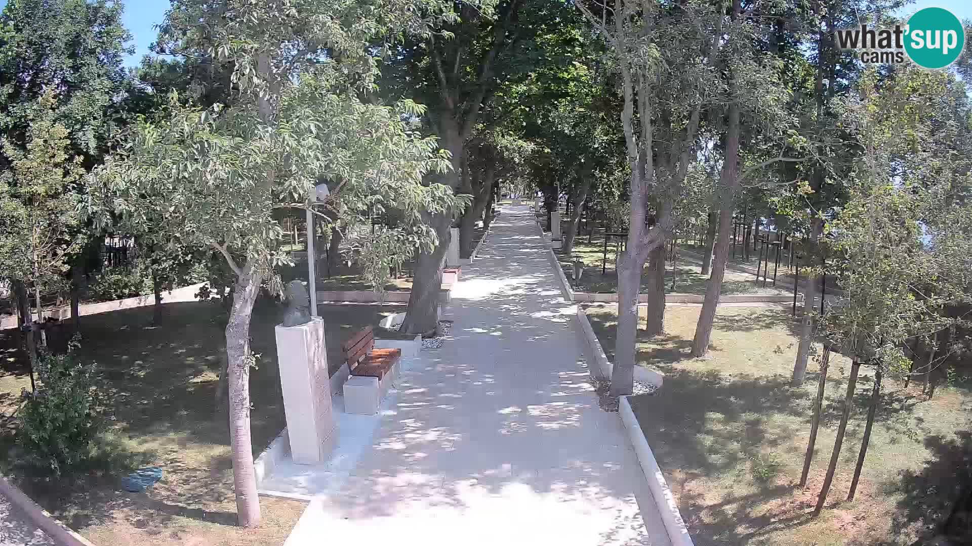 Writers’ Park Webcam Senj – Live by the Sea