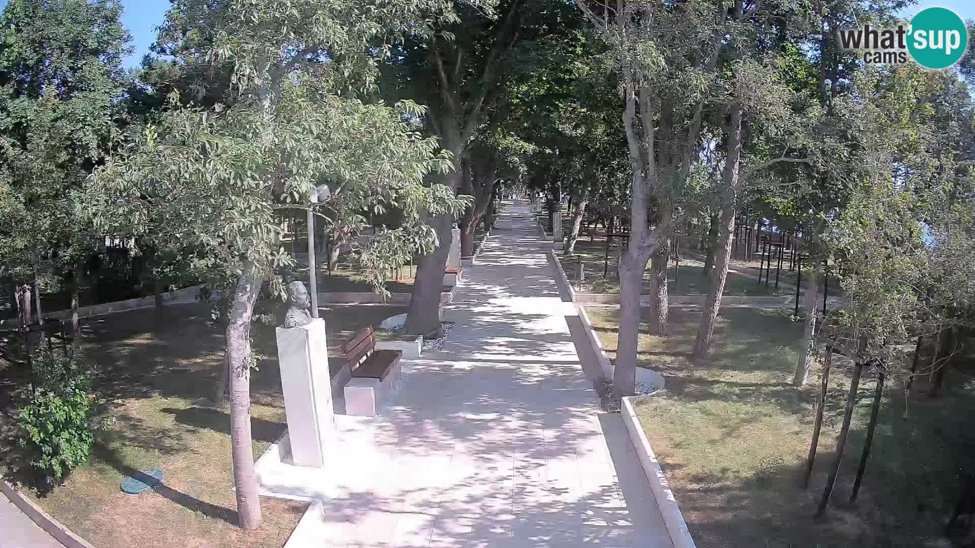 Writers’ Park Webcam Senj – Live by the Sea