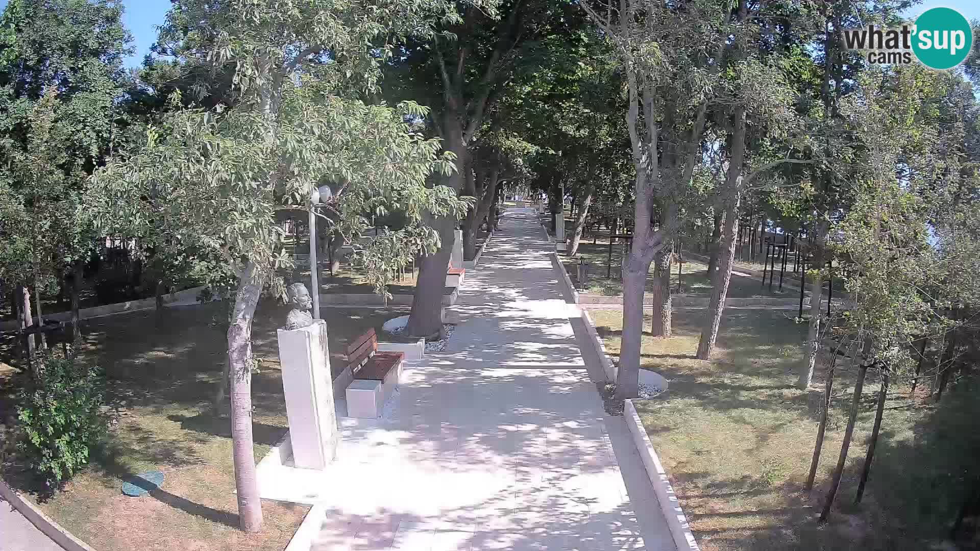 Writers’ Park Webcam Senj – Live by the Sea