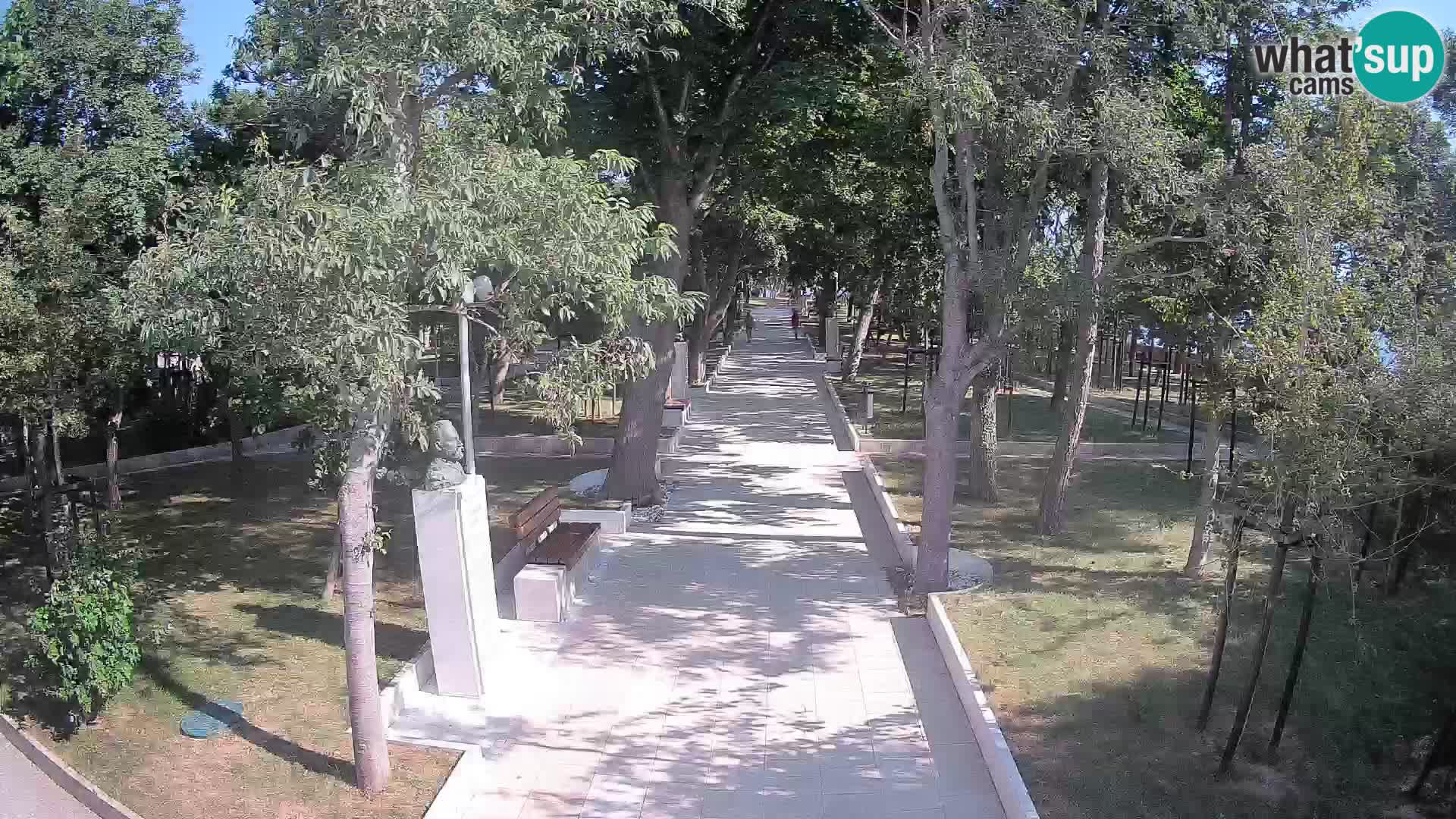 Writers’ Park Webcam Senj – Live by the Sea