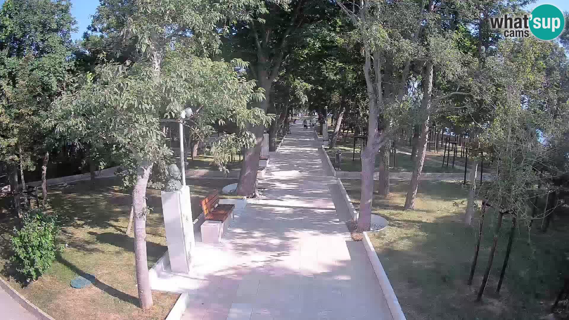 Writers’ Park Webcam Senj – Live by the Sea
