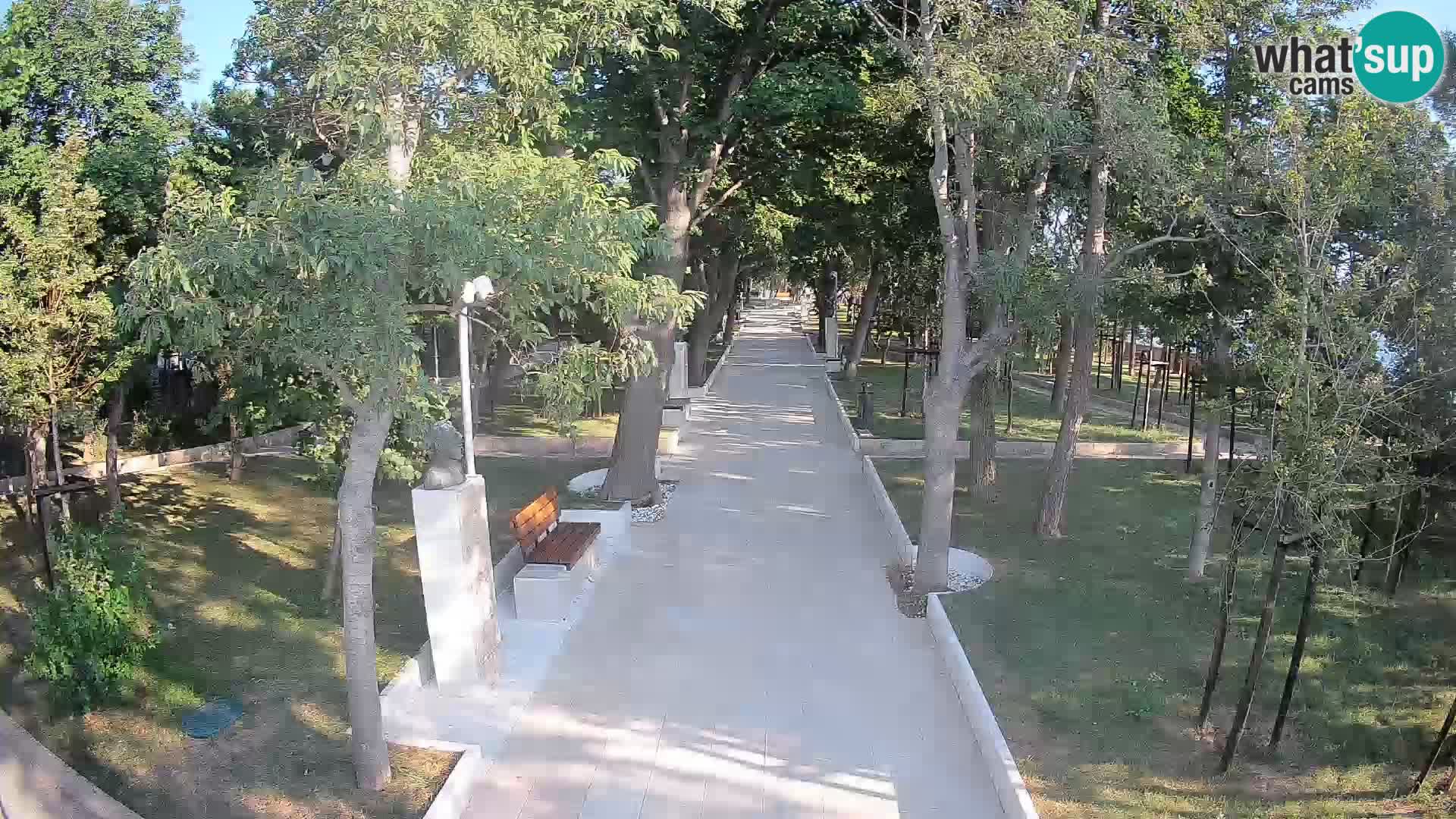 Writers’ Park Webcam Senj – Live by the Sea