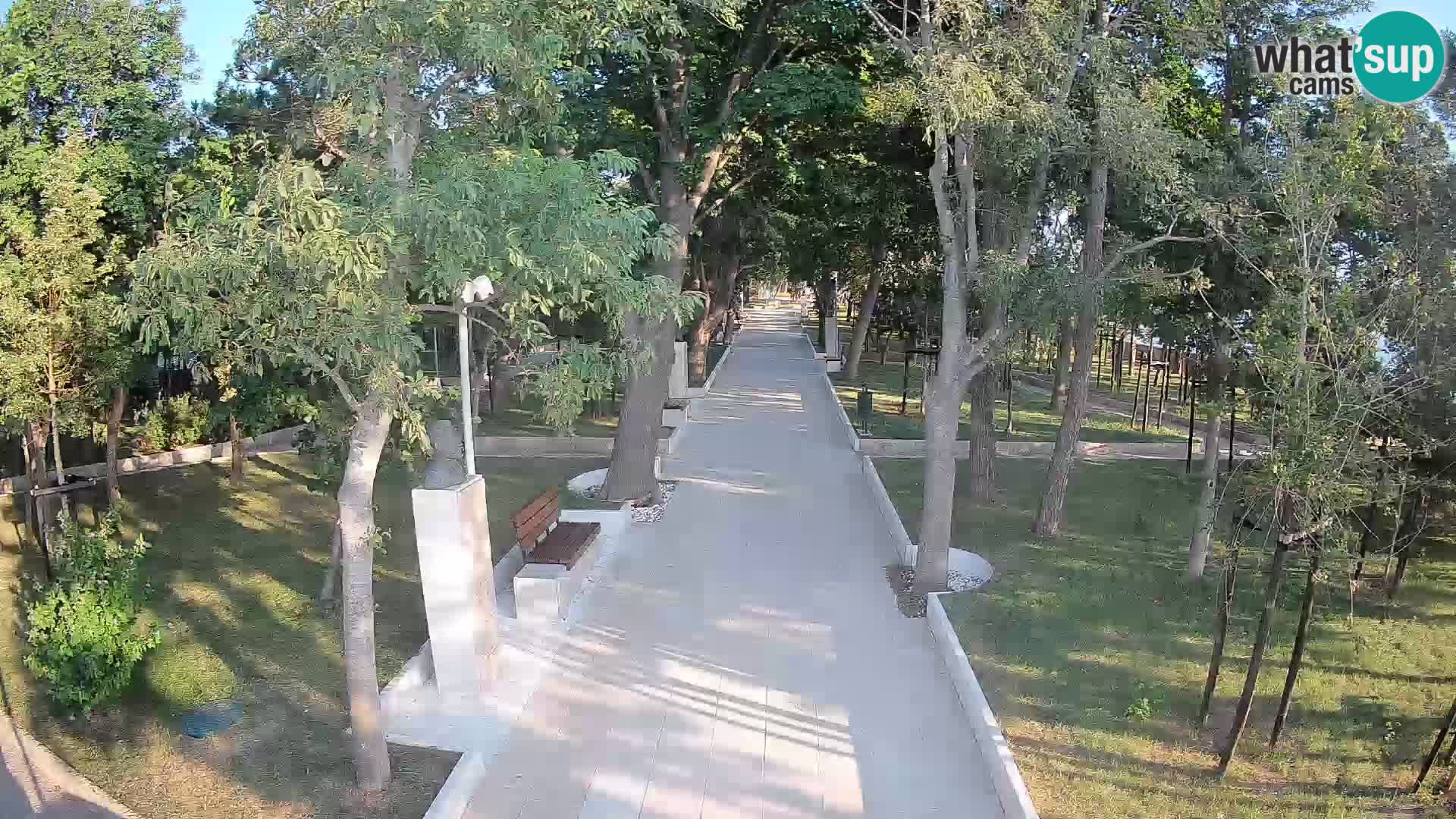Writers’ Park Webcam Senj – Live by the Sea