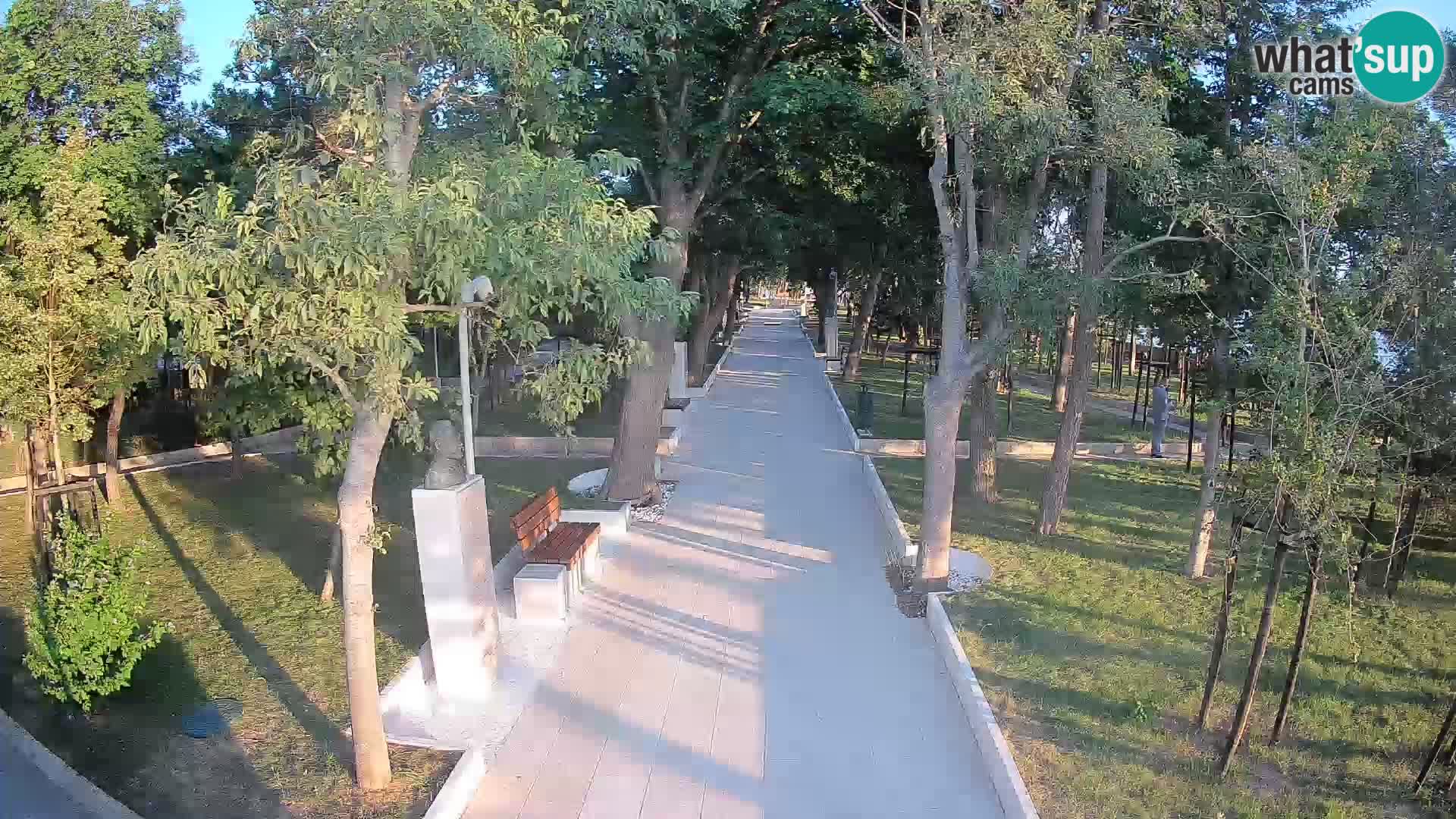 Writers’ Park Webcam Senj – Live by the Sea