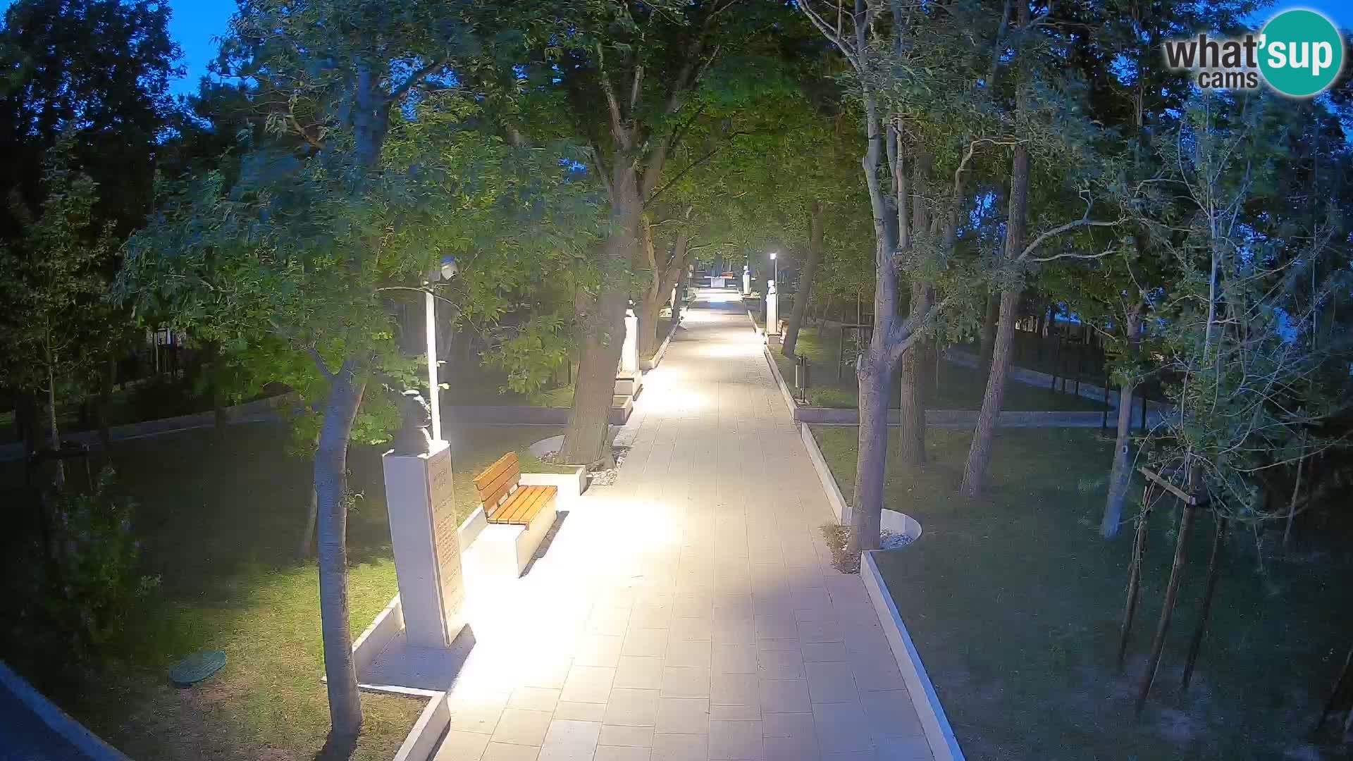 Writers’ Park Webcam Senj – Live by the Sea
