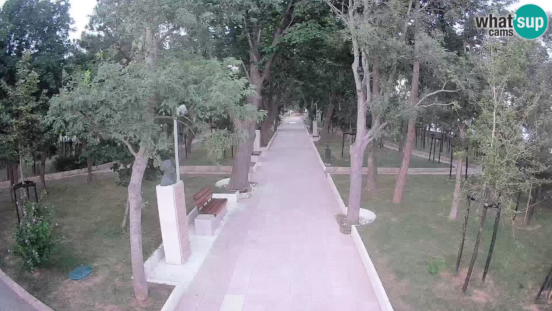 Writers’ Park Webcam Senj – Live by the Sea