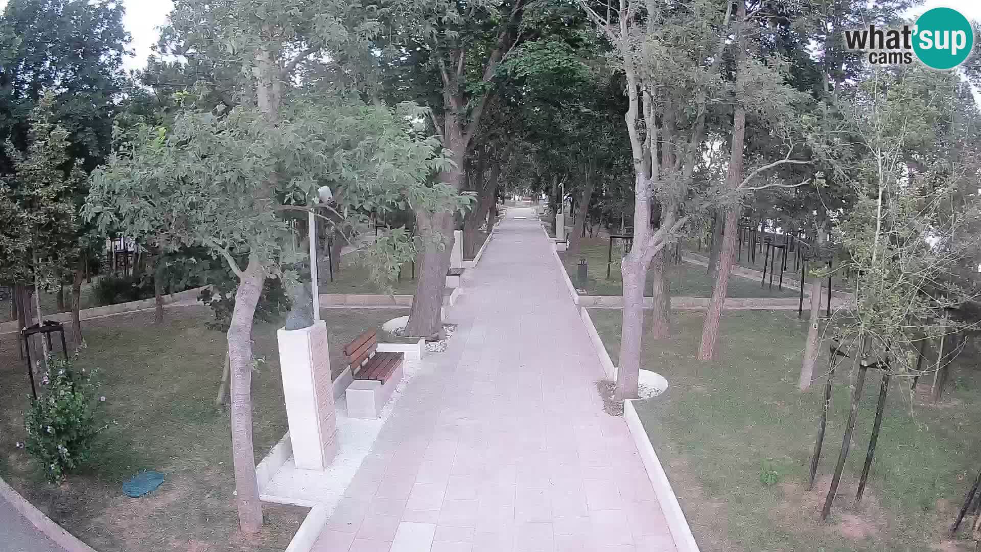 Writers’ Park Webcam Senj – Live by the Sea
