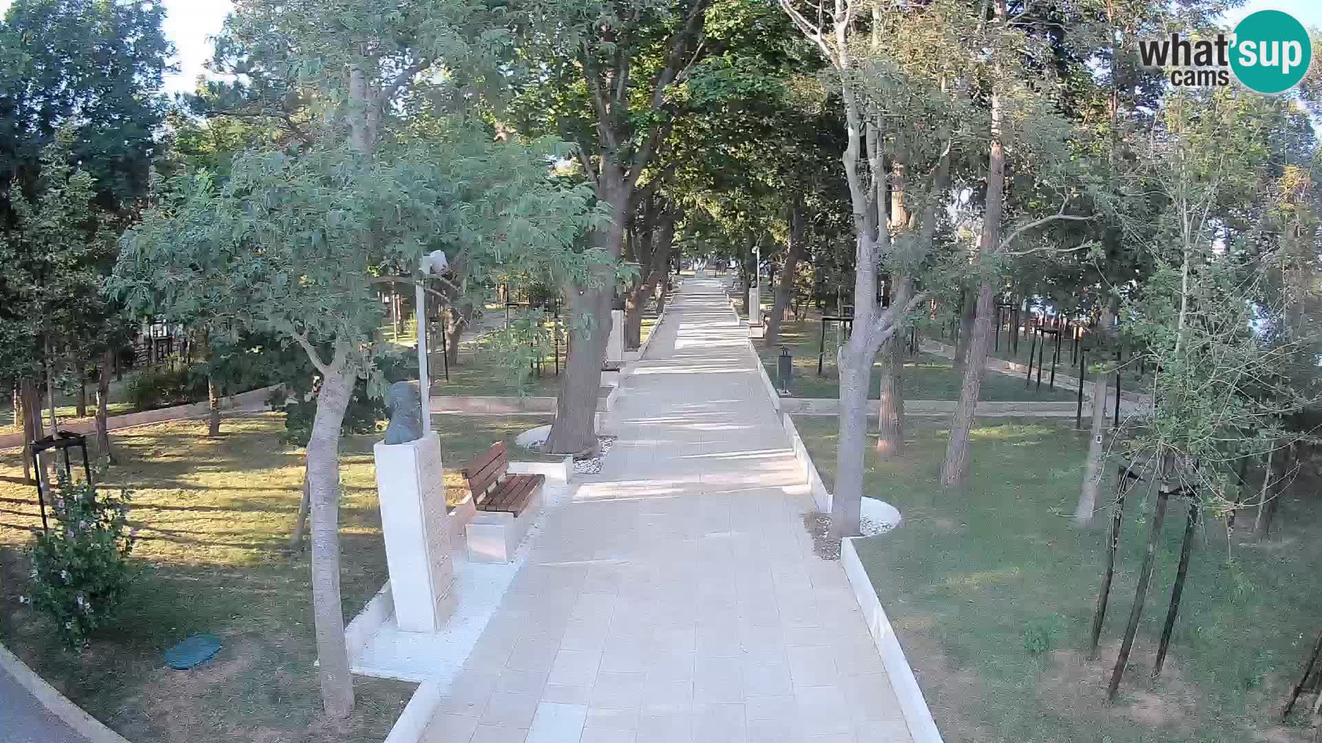Writers’ Park Webcam Senj – Live by the Sea