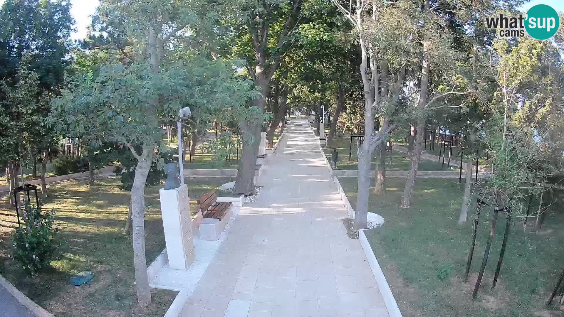 Writers’ Park Webcam Senj – Live by the Sea