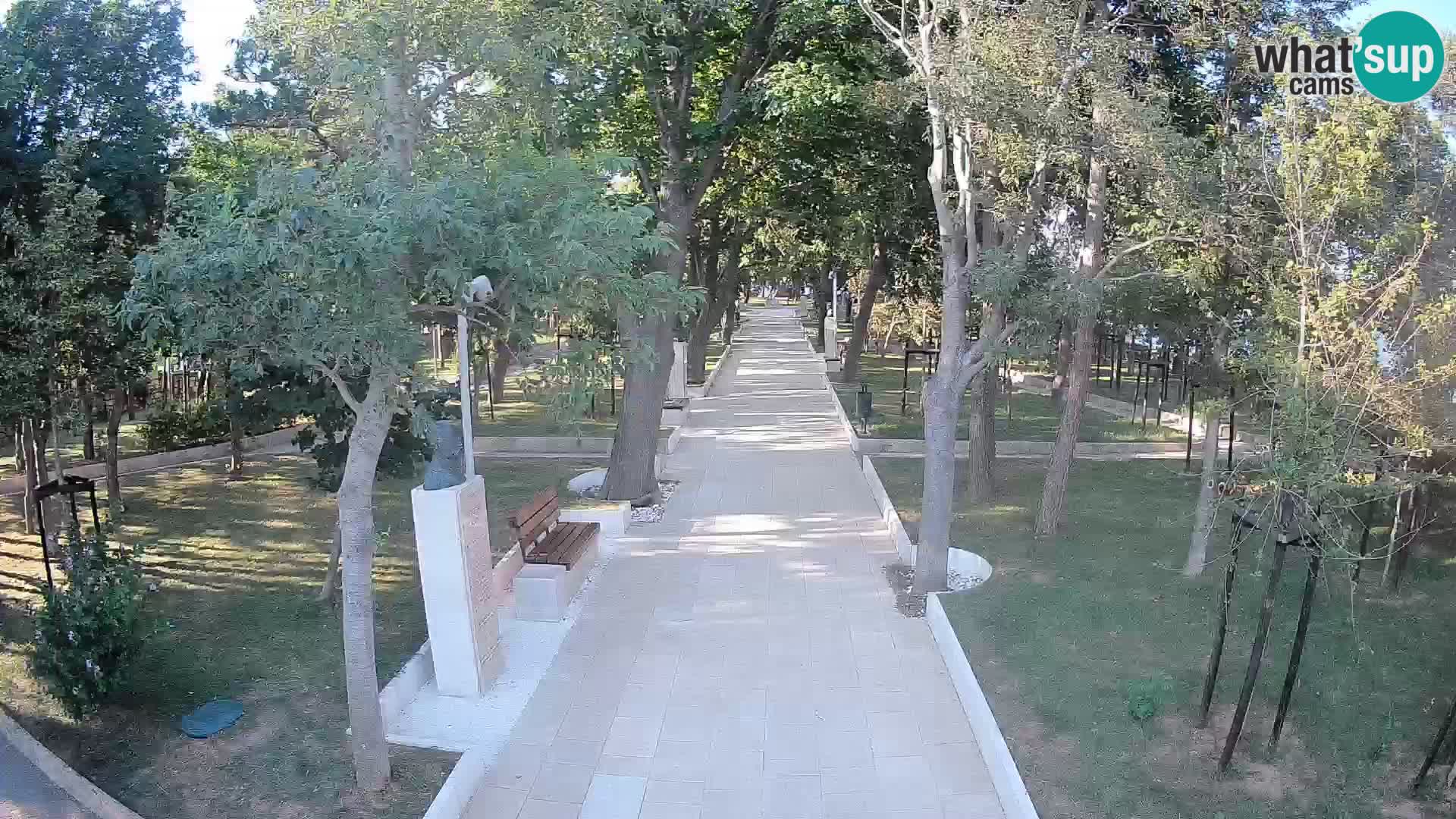 Writers’ Park Webcam Senj – Live by the Sea