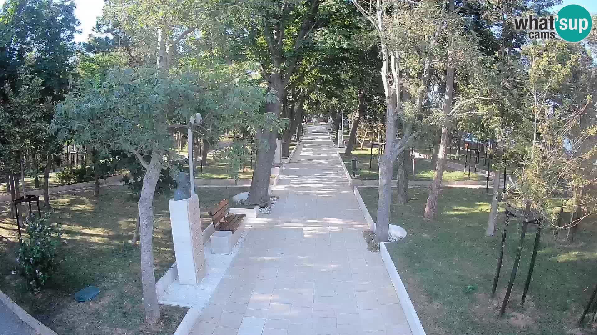 Writers’ Park Webcam Senj – Live by the Sea