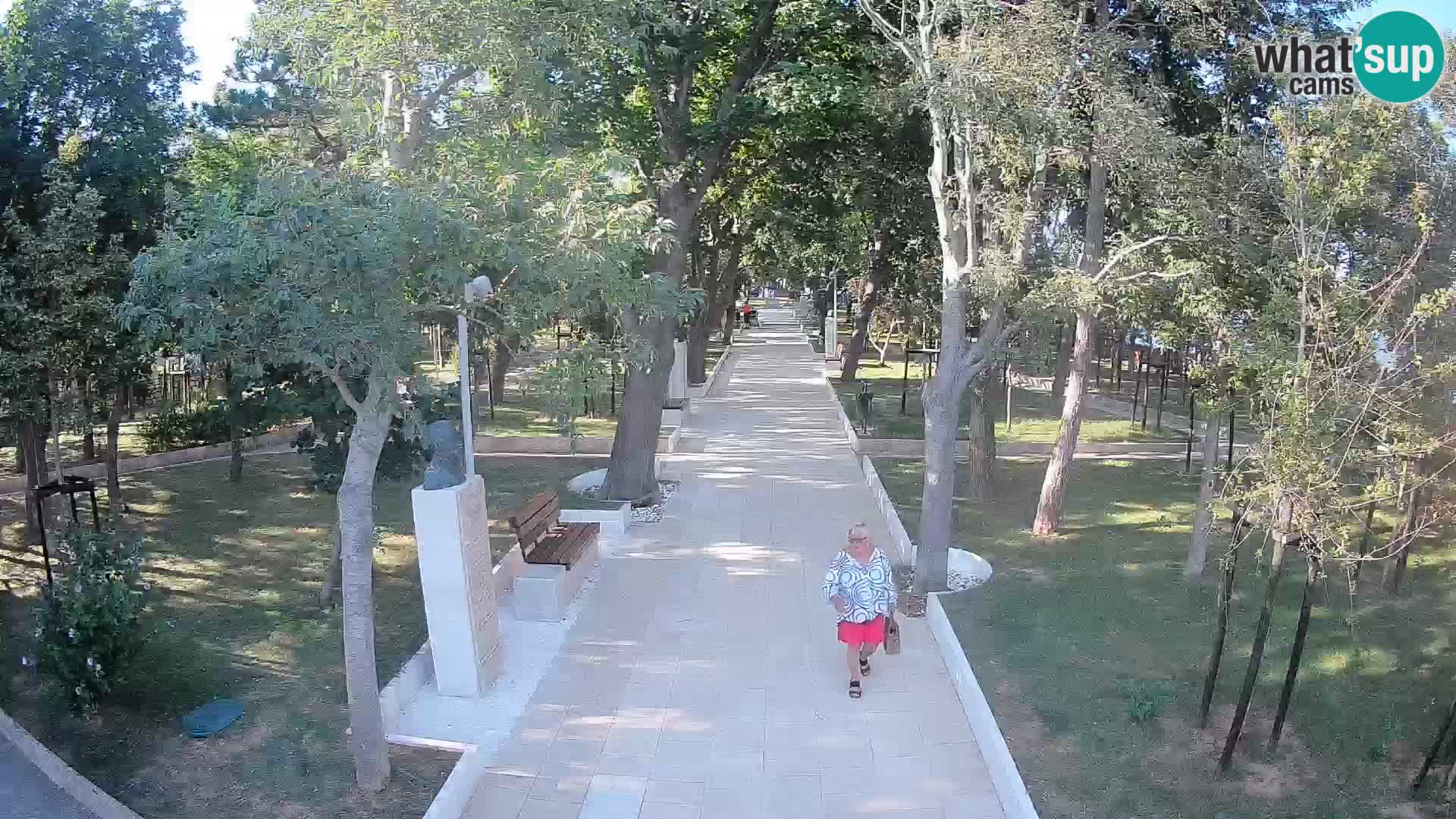 Writers’ Park Webcam Senj – Live by the Sea