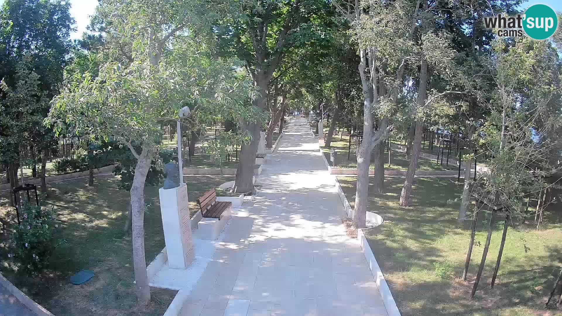 Webcam Schriftstellerpark Senj – Live am Meer