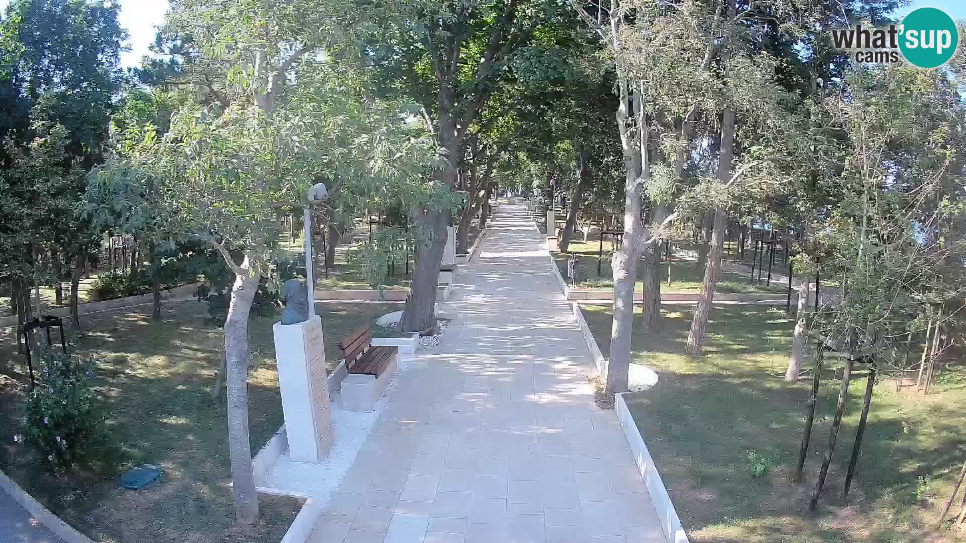Webcam Schriftstellerpark Senj – Live am Meer