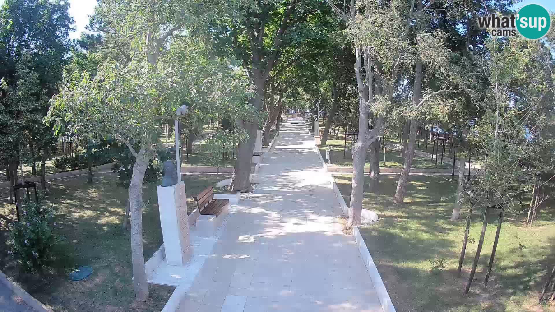 Writers’ Park Webcam Senj – Live by the Sea