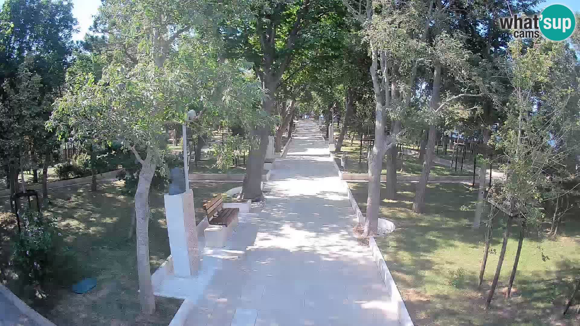 Writers’ Park Webcam Senj – Live by the Sea