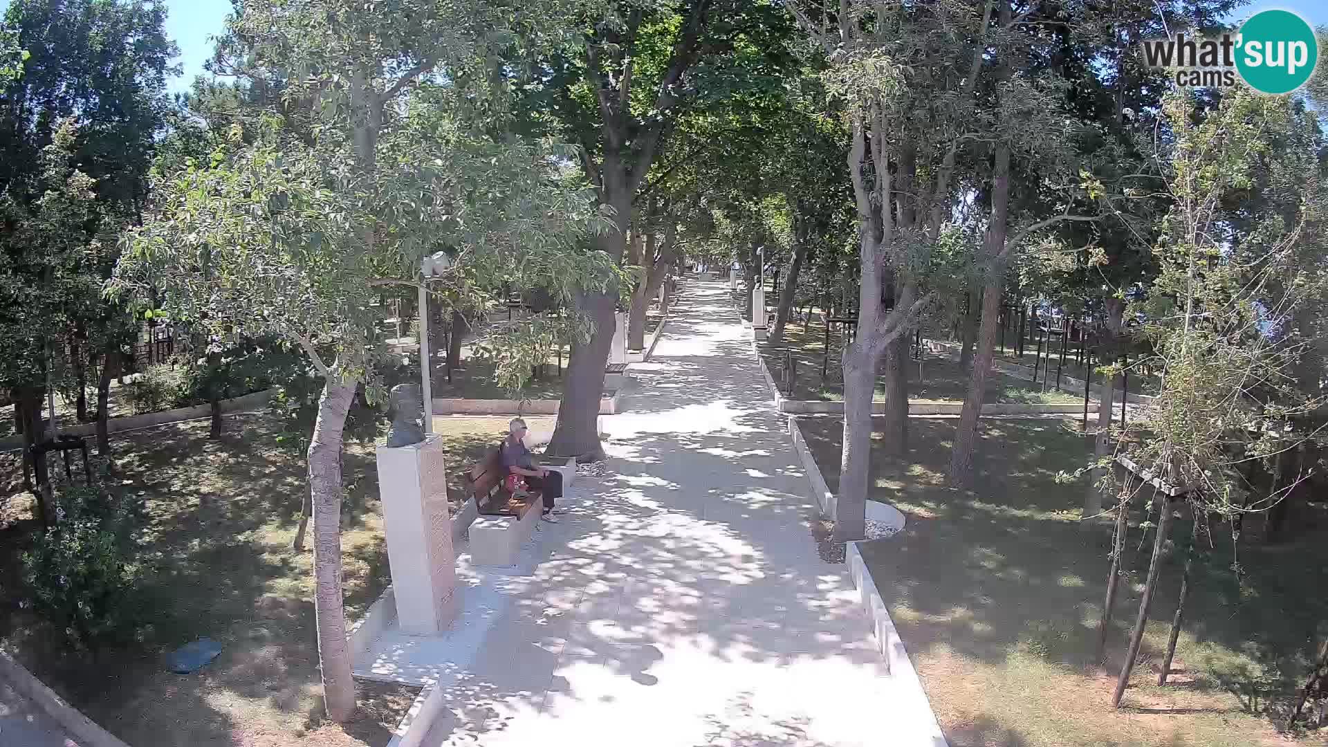 Webcam Schriftstellerpark Senj – Live am Meer