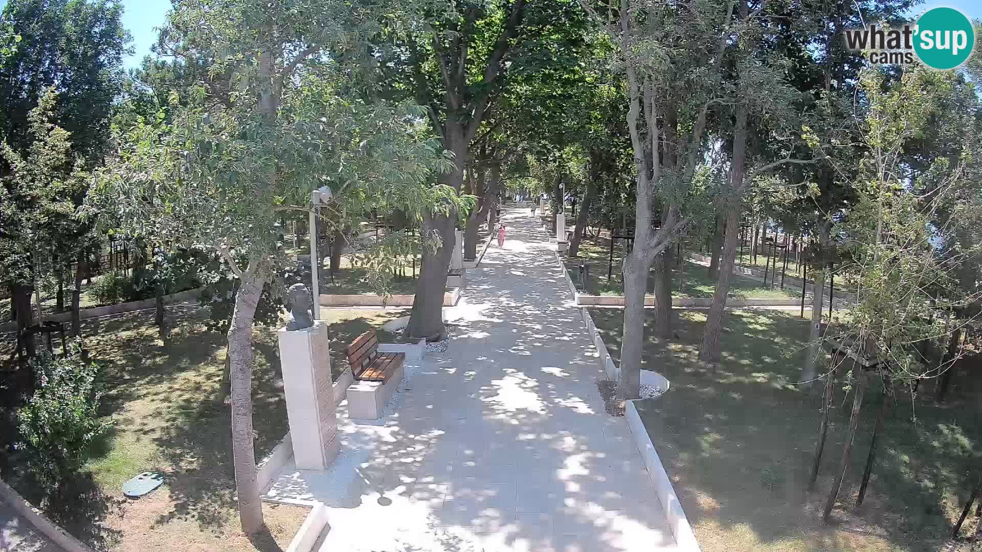 Writers’ Park Webcam Senj – Live by the Sea