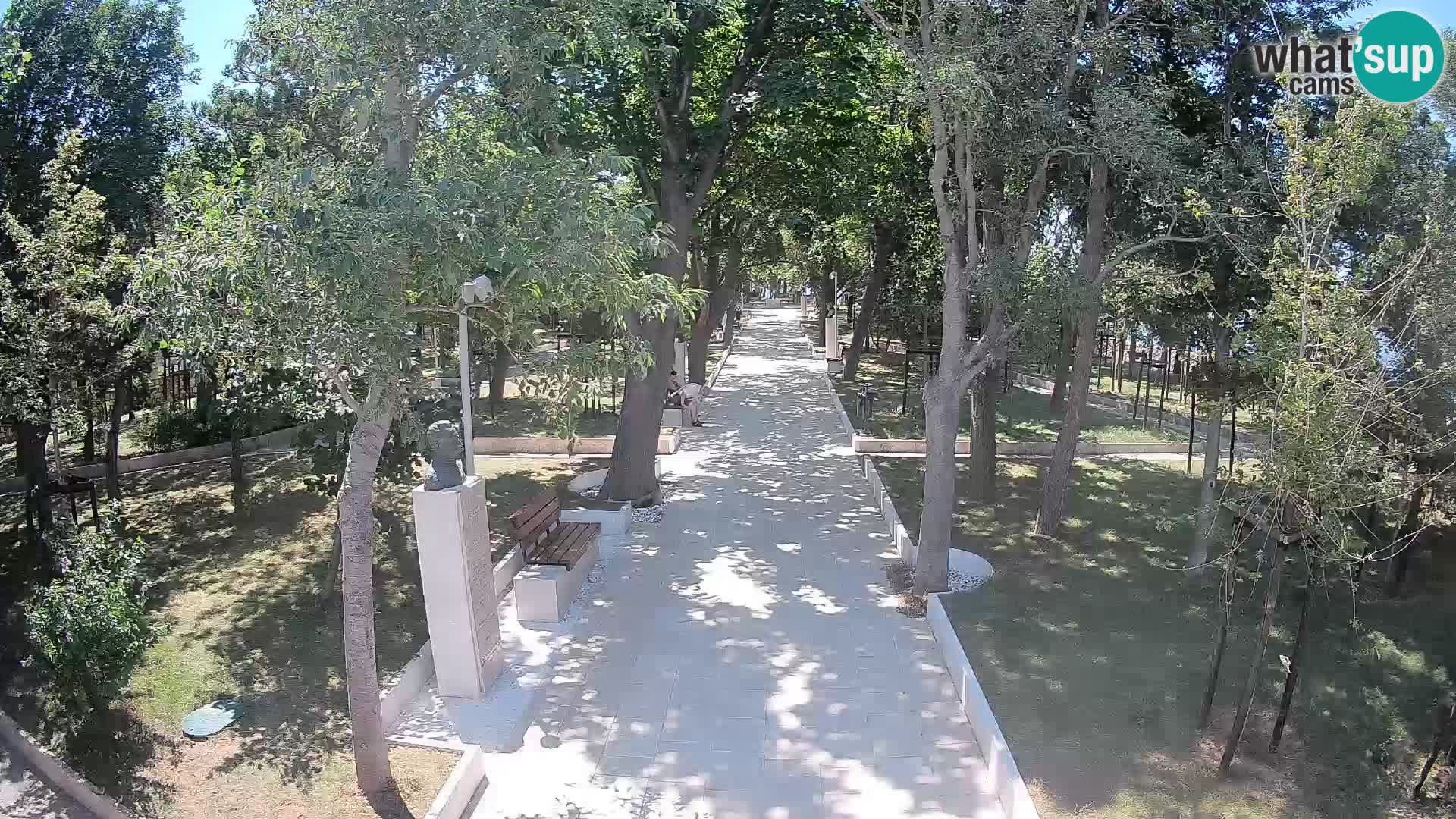 Writers’ Park Webcam Senj – Live by the Sea