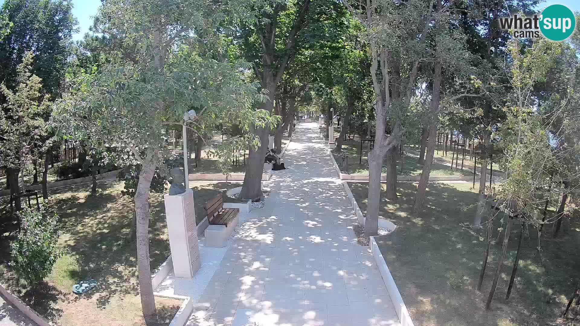Writers’ Park Webcam Senj – Live by the Sea
