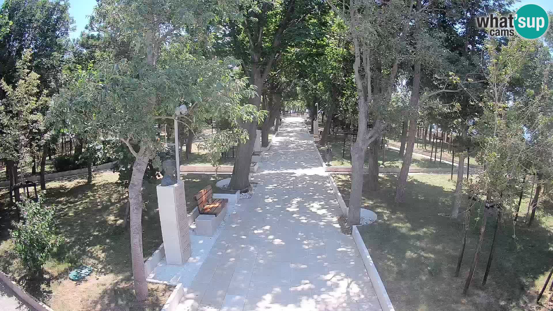 Writers’ Park Webcam Senj – Live by the Sea