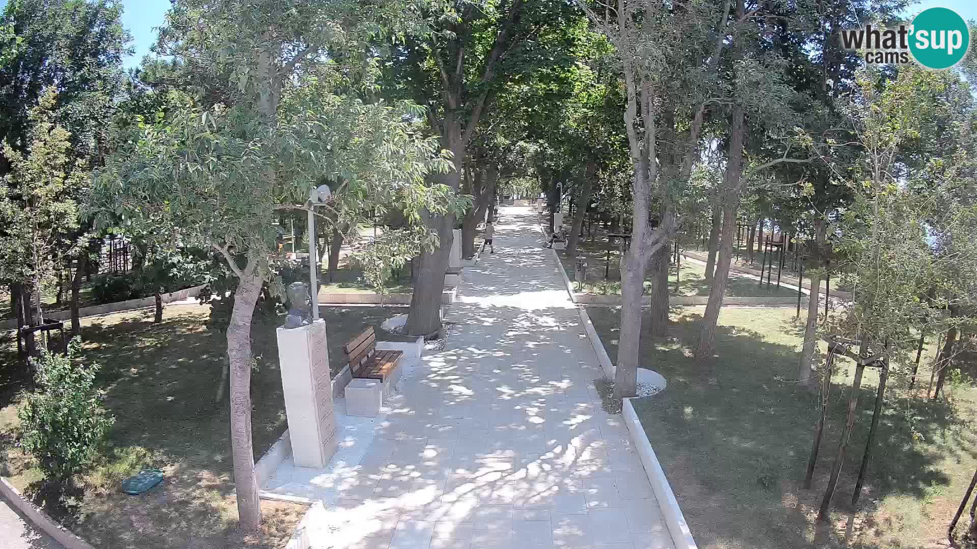 Writers’ Park Webcam Senj – Live by the Sea